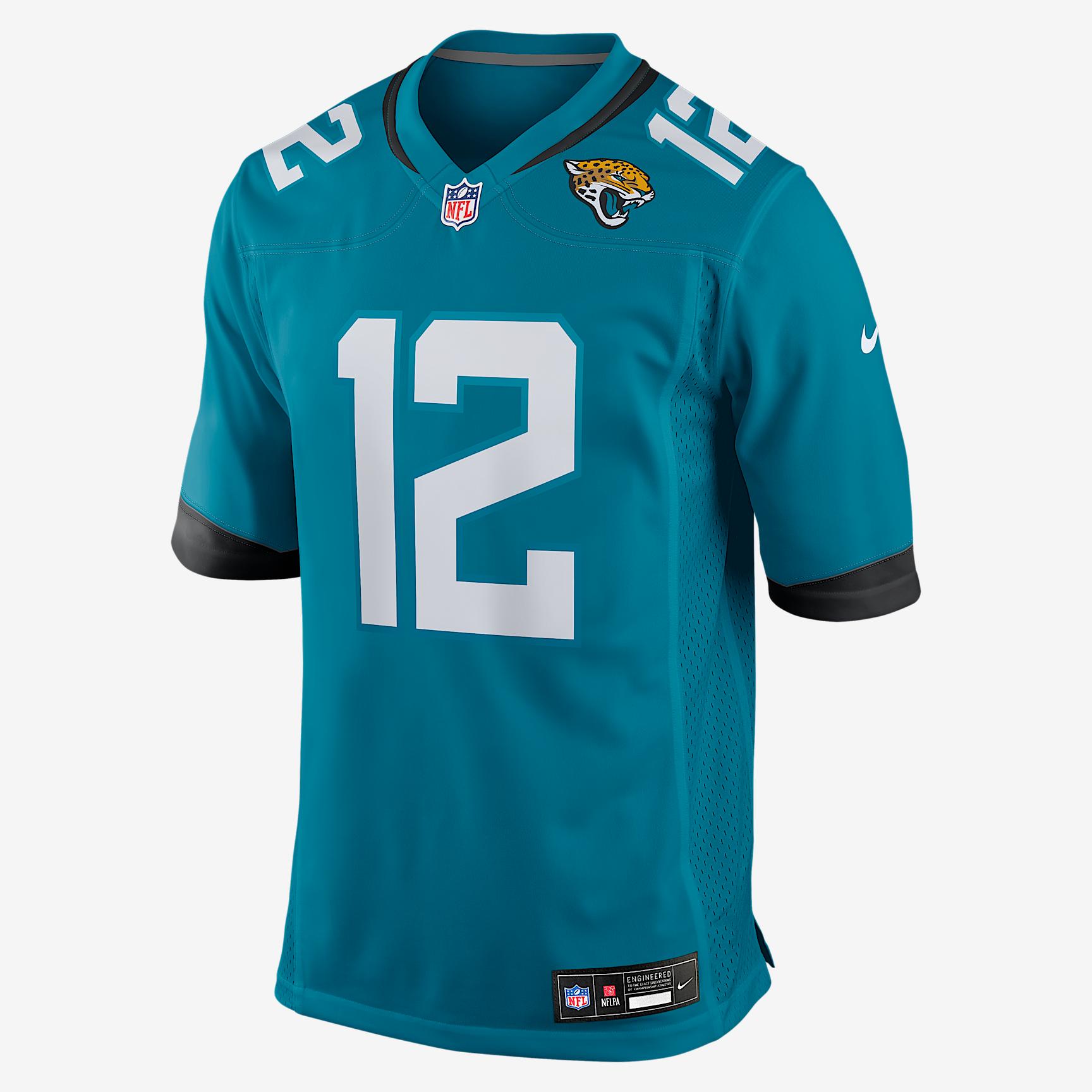 Travis Hunter Jacksonville Jaguars 2025 NFL Draft First Round Pick Nike Mens NFL Game Jersey | 67NMJJGA9NF-3EV Product Image
