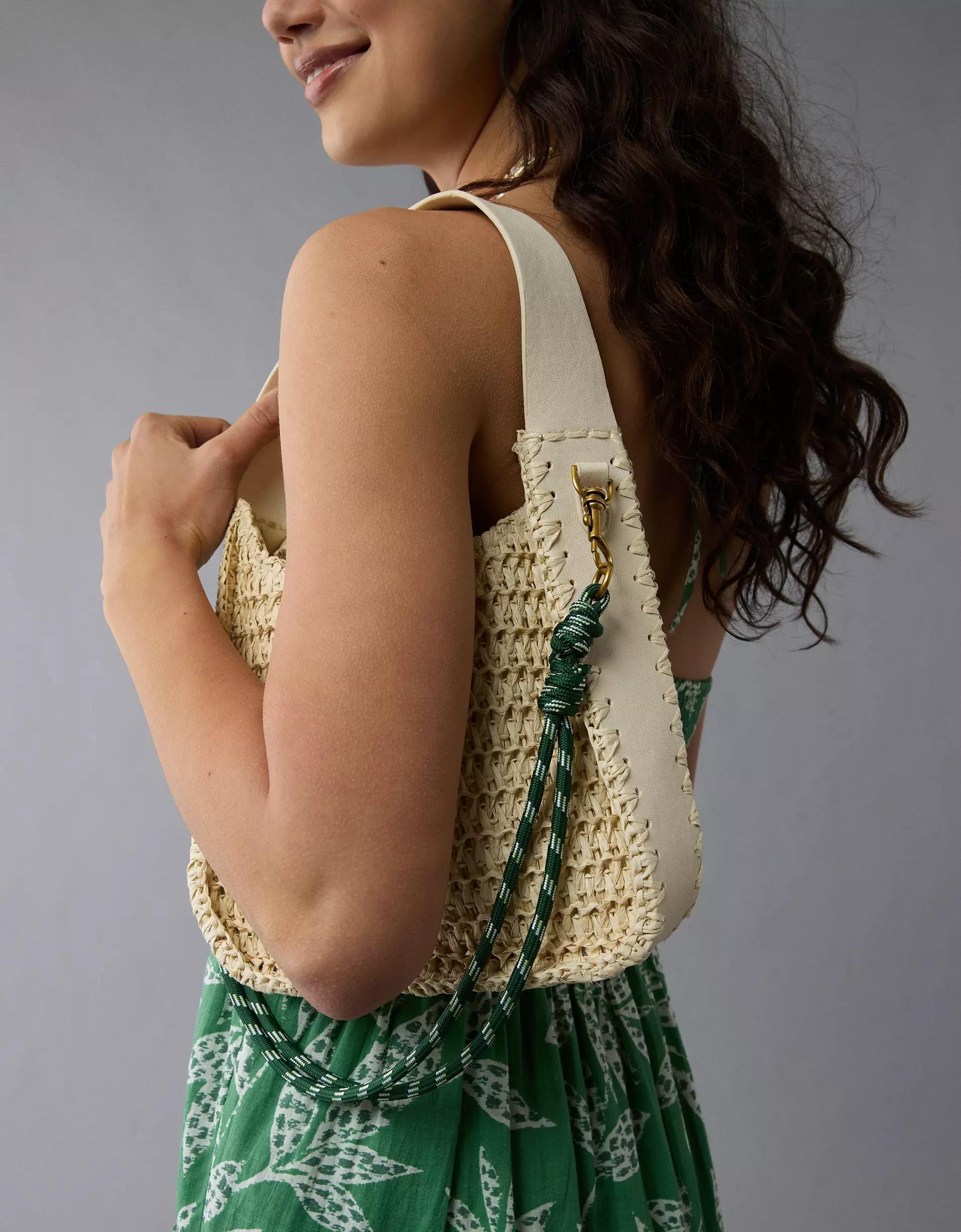 AE Mini Raffia Tote Bag Product Image