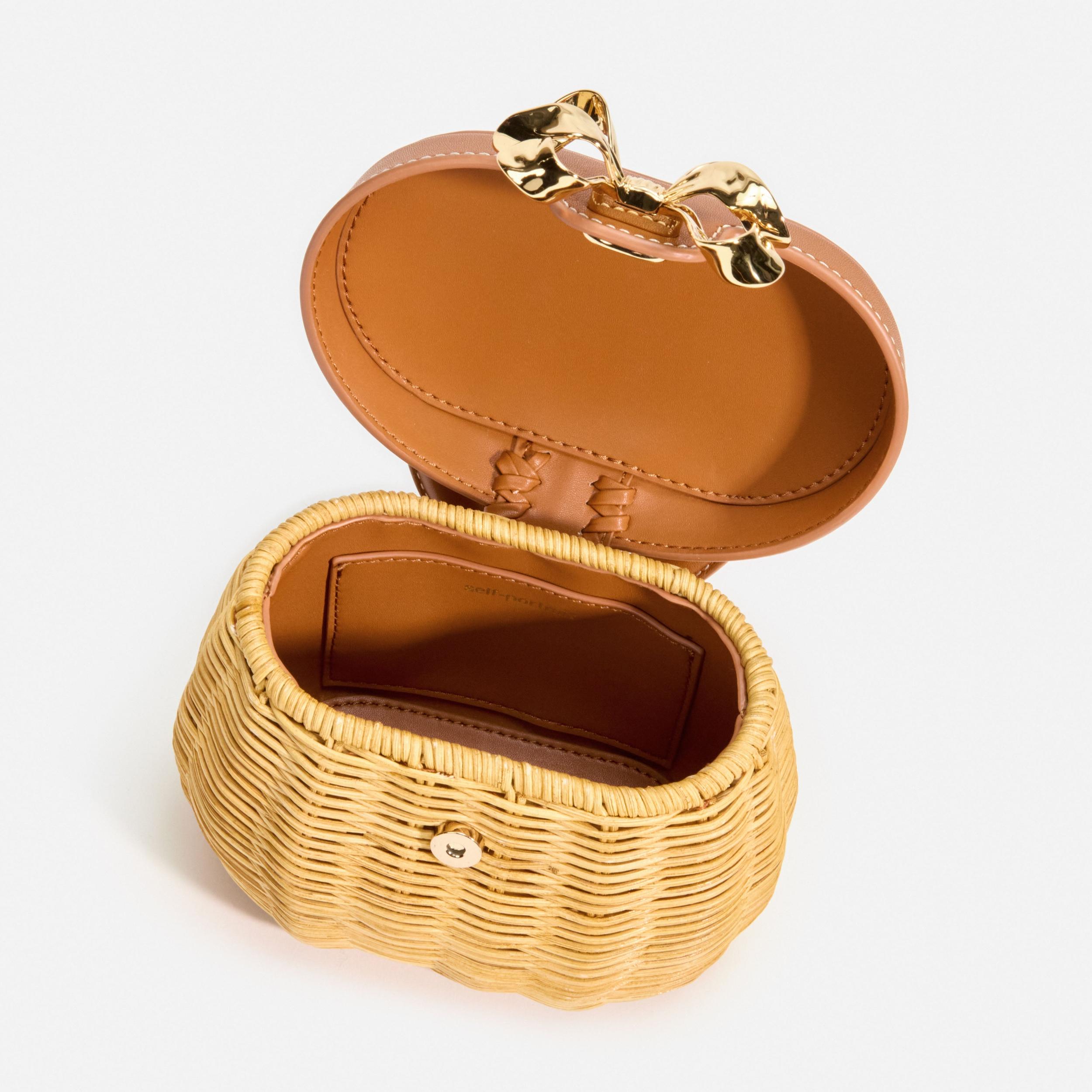 Rattan Bow Basket Bag Product Image