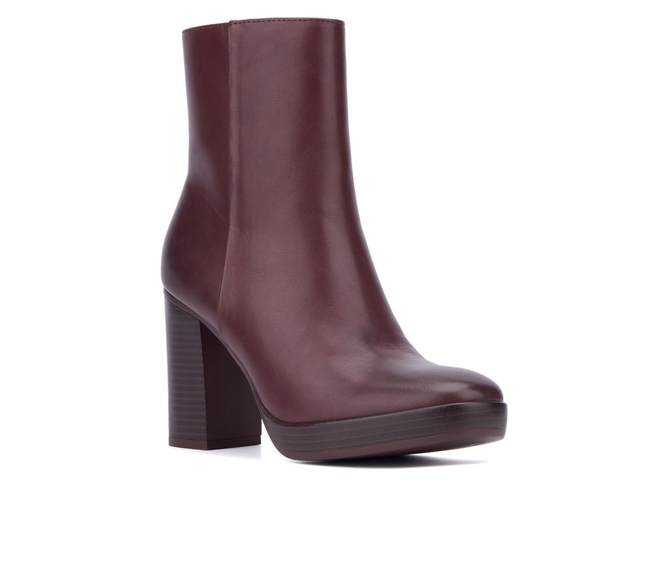 Women's New York and Company Fay Block Heel Booties Product Image