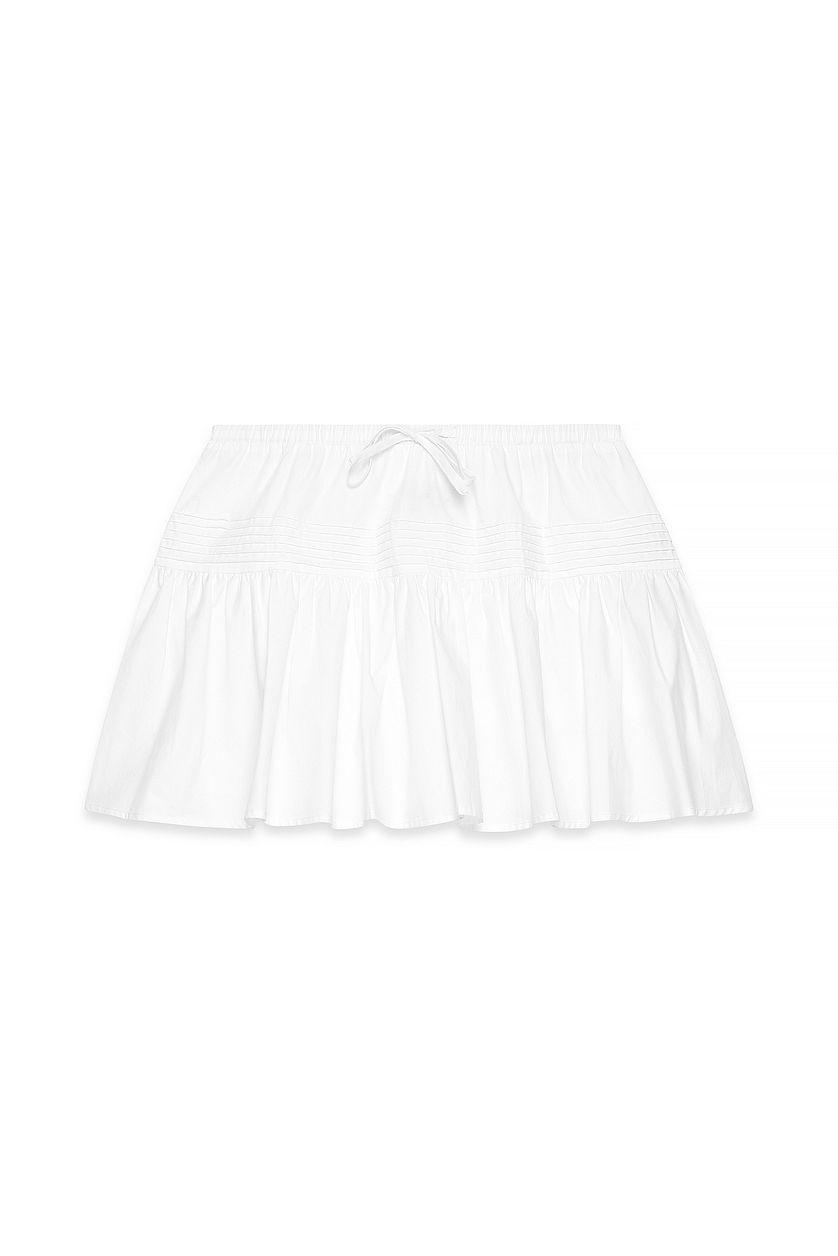 Cotton Detailed Mini Skirt Product Image