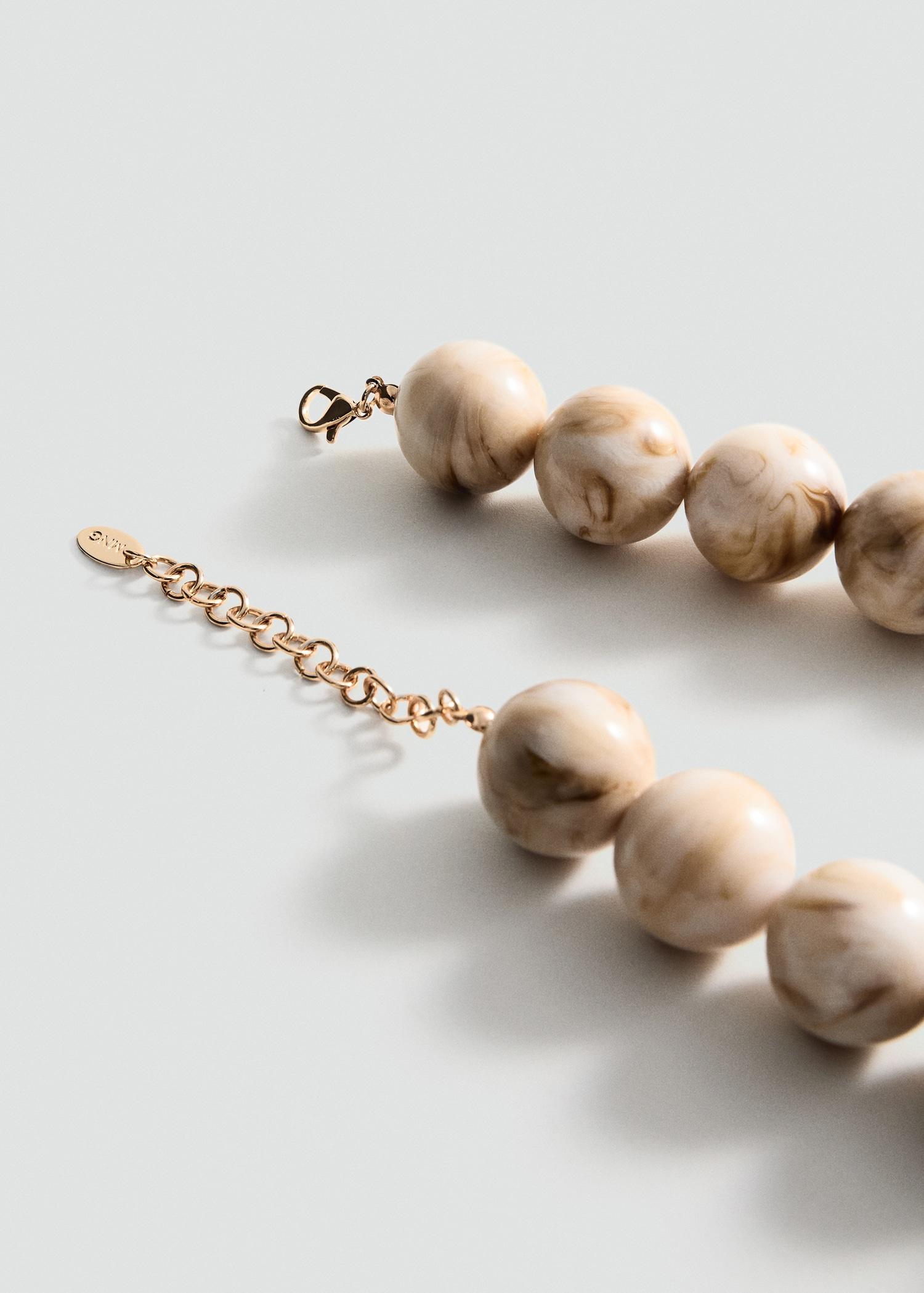 Maxi ball necklace - Women | MANGO USA Product Image