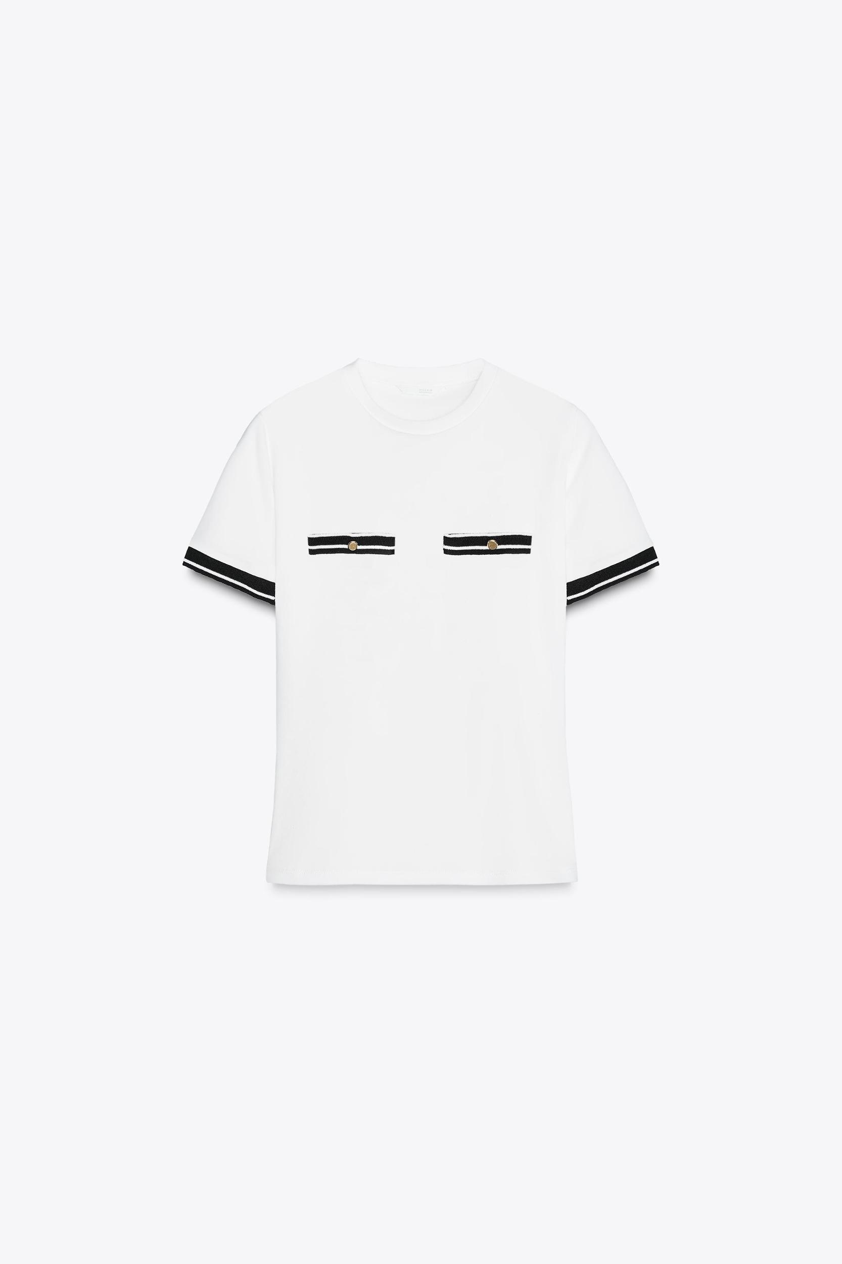 CONTRAST TRIM T-SHIRT Product Image