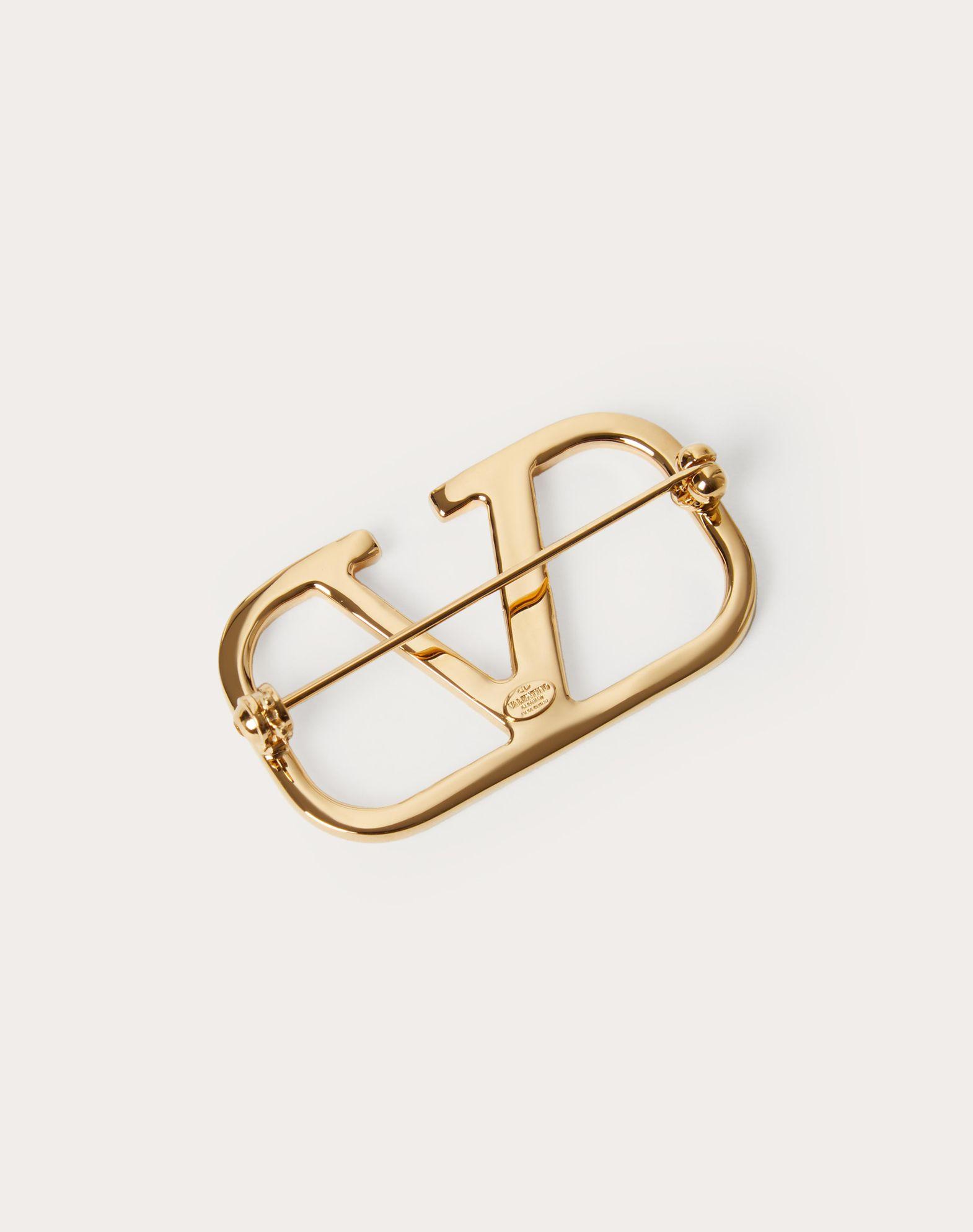 Vlogo Signature Metal Brooch Product Image
