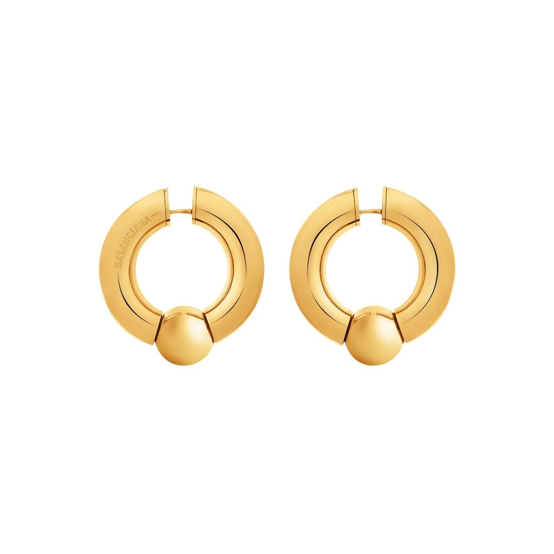 Mega Earrings  in Silver Product Image