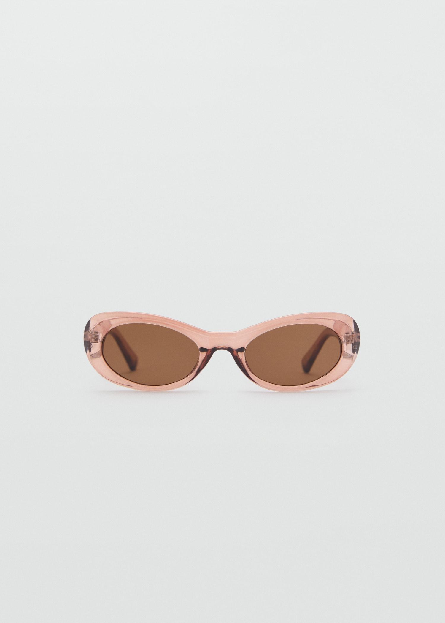 Oval-frame sunglasses - Women | MANGO USA Product Image