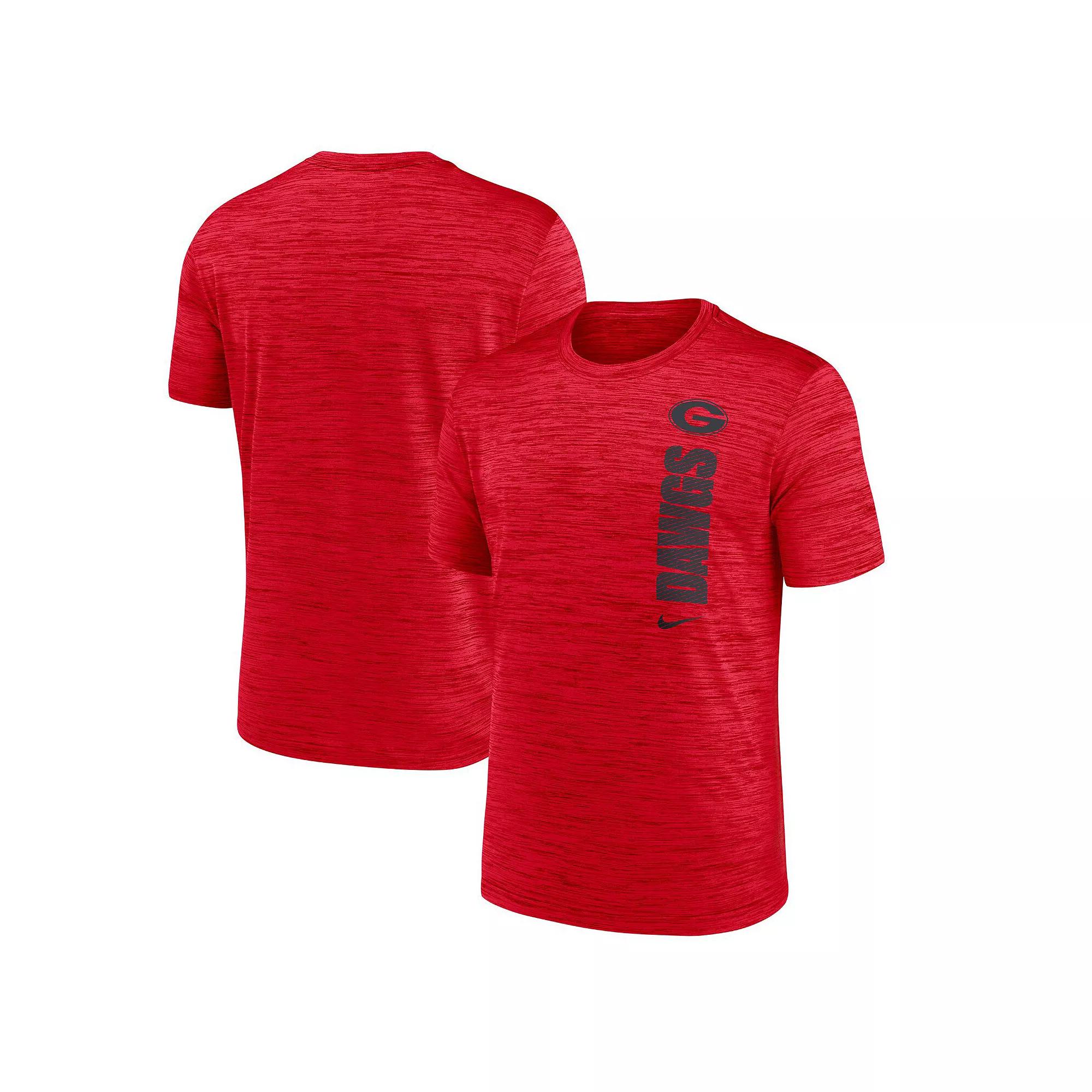 Men's Nike Red Georgia Bulldogs 2024 Sideline Velocity Performance T-Shirt,  Product Image