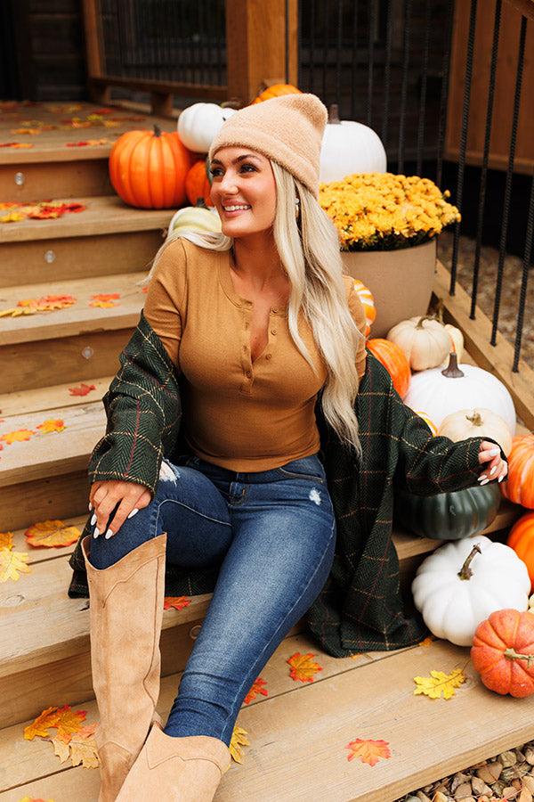 Hand In Hand Through It All Top In Camel Product Image