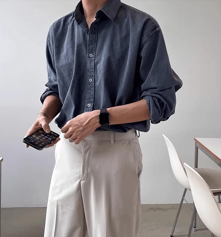 RT No. 11168 CASUAL BUTTON-UP SHIRT Product Image