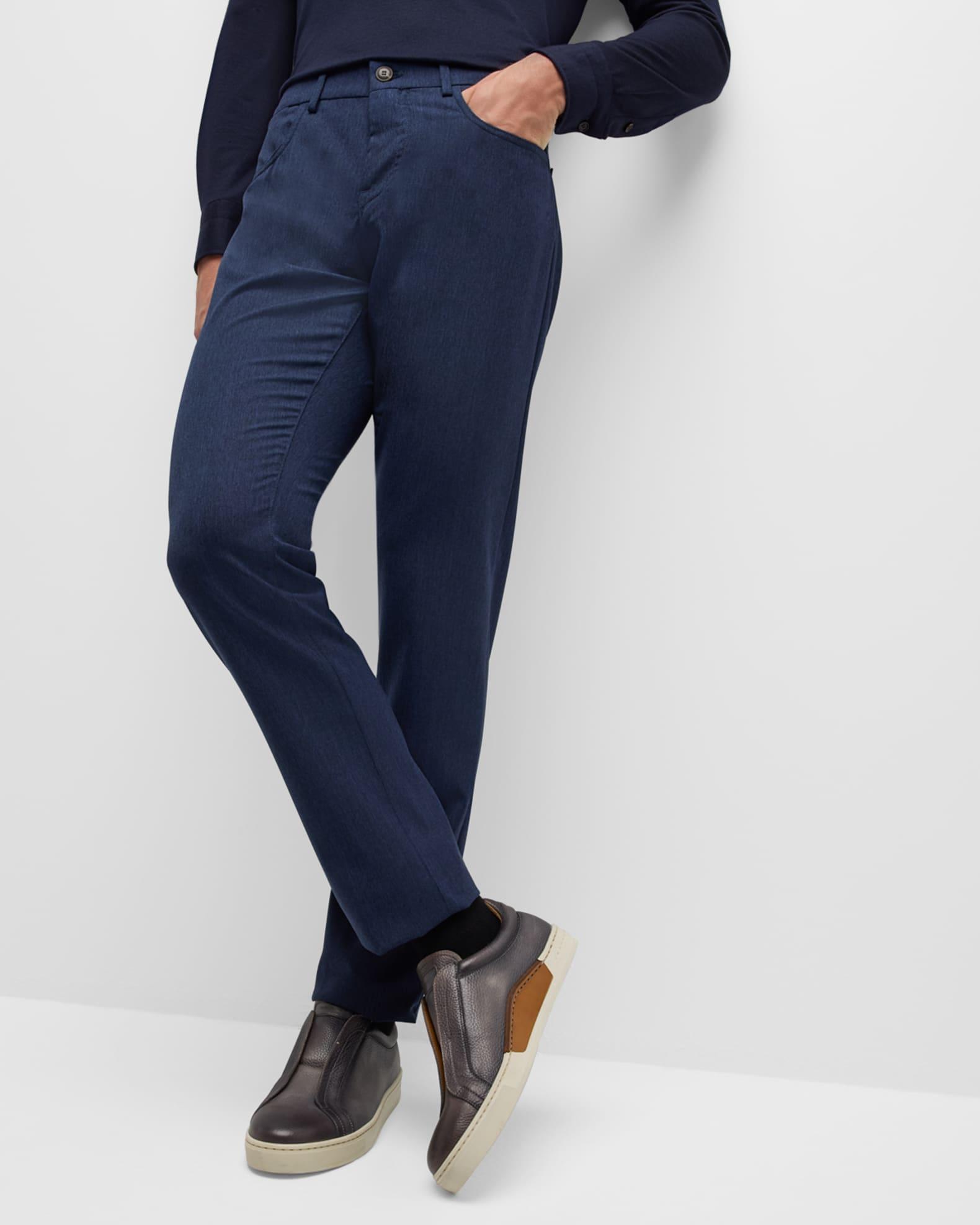 Men's Impeccabile Wool 5-Pocket Pants Product Image