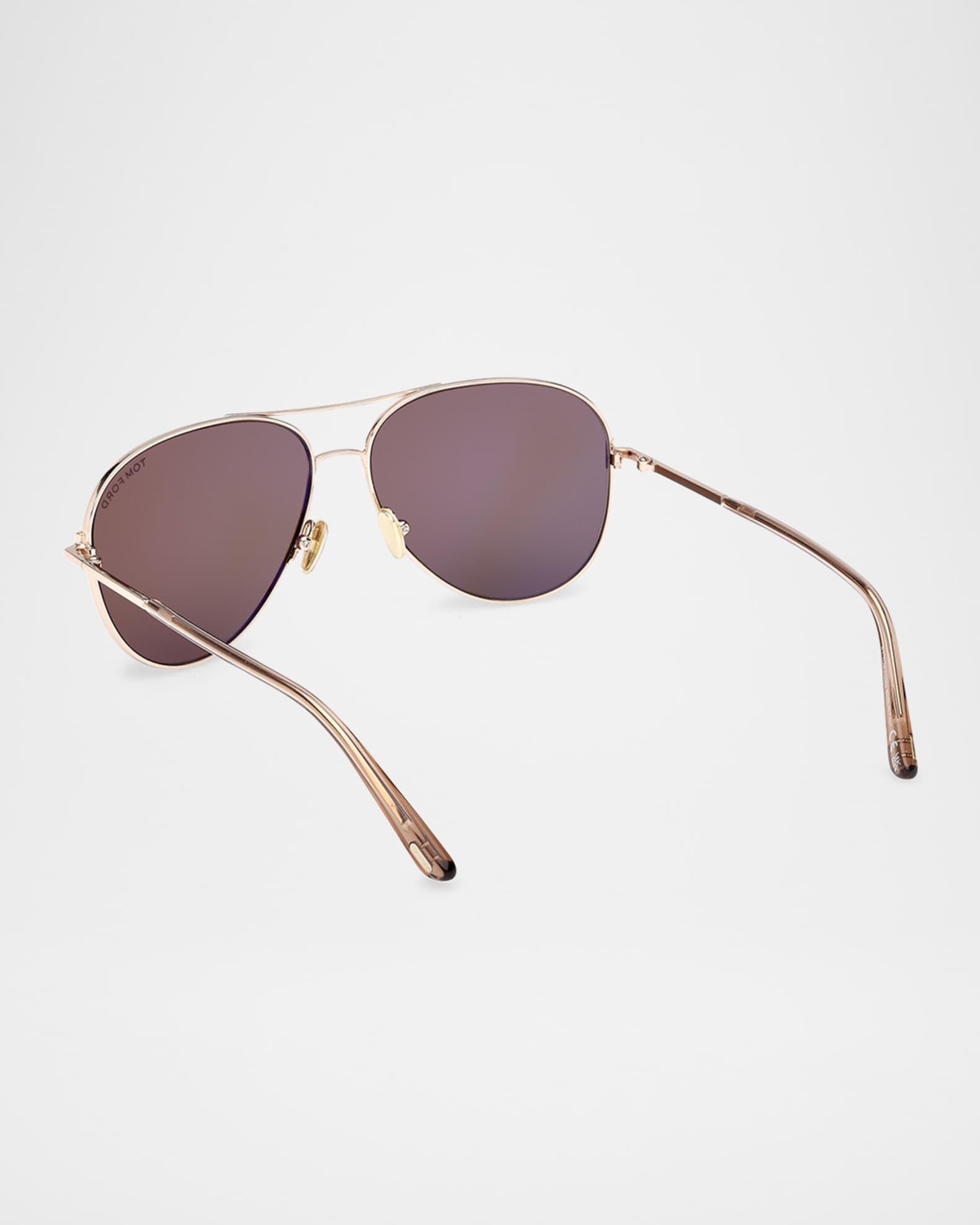 Clark Metal Aviator Sunglasses Product Image