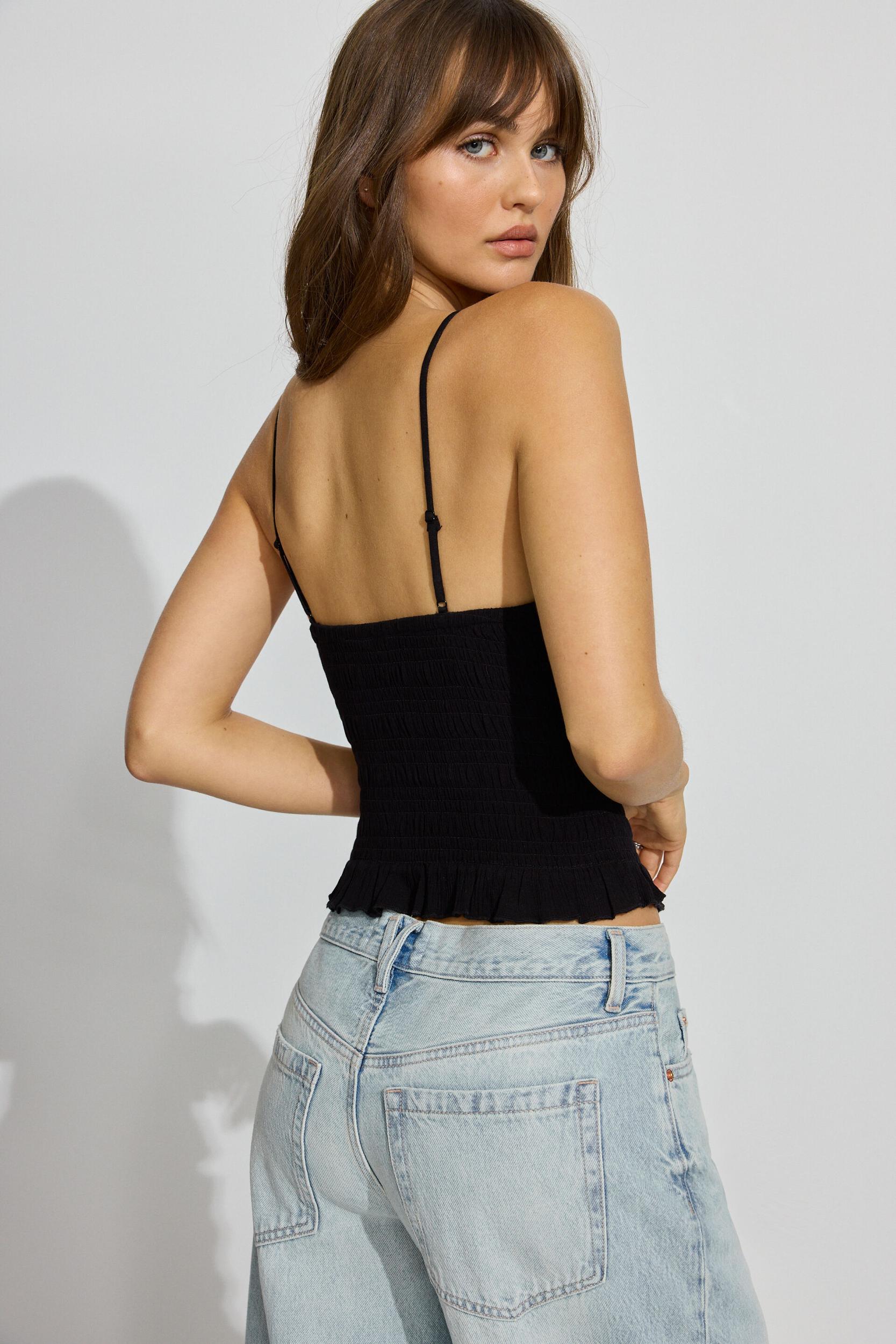 Sleek Plunge Halter Bodysuit Product Image