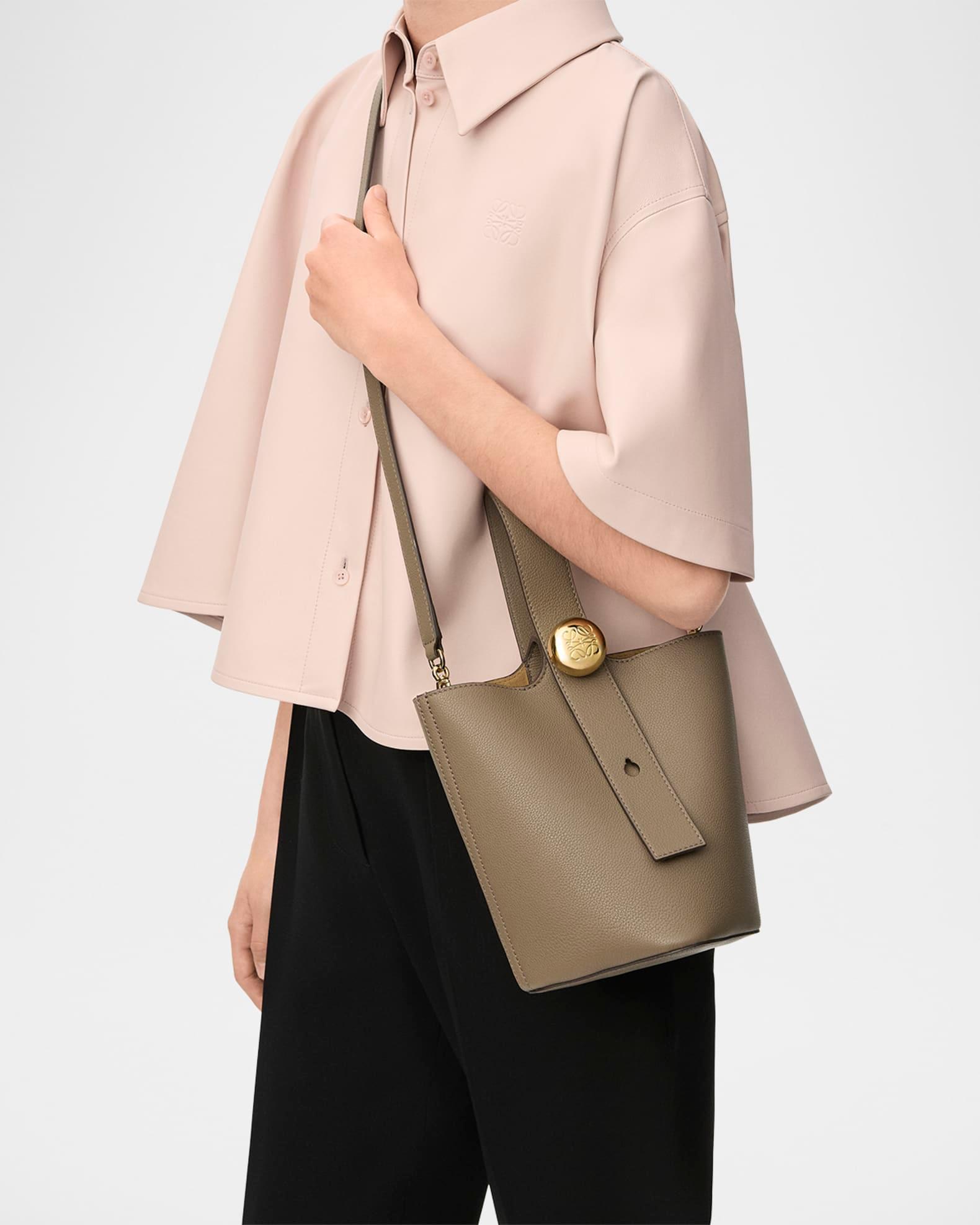 Pebble Mini Bucket Bag in Grain Leather Product Image