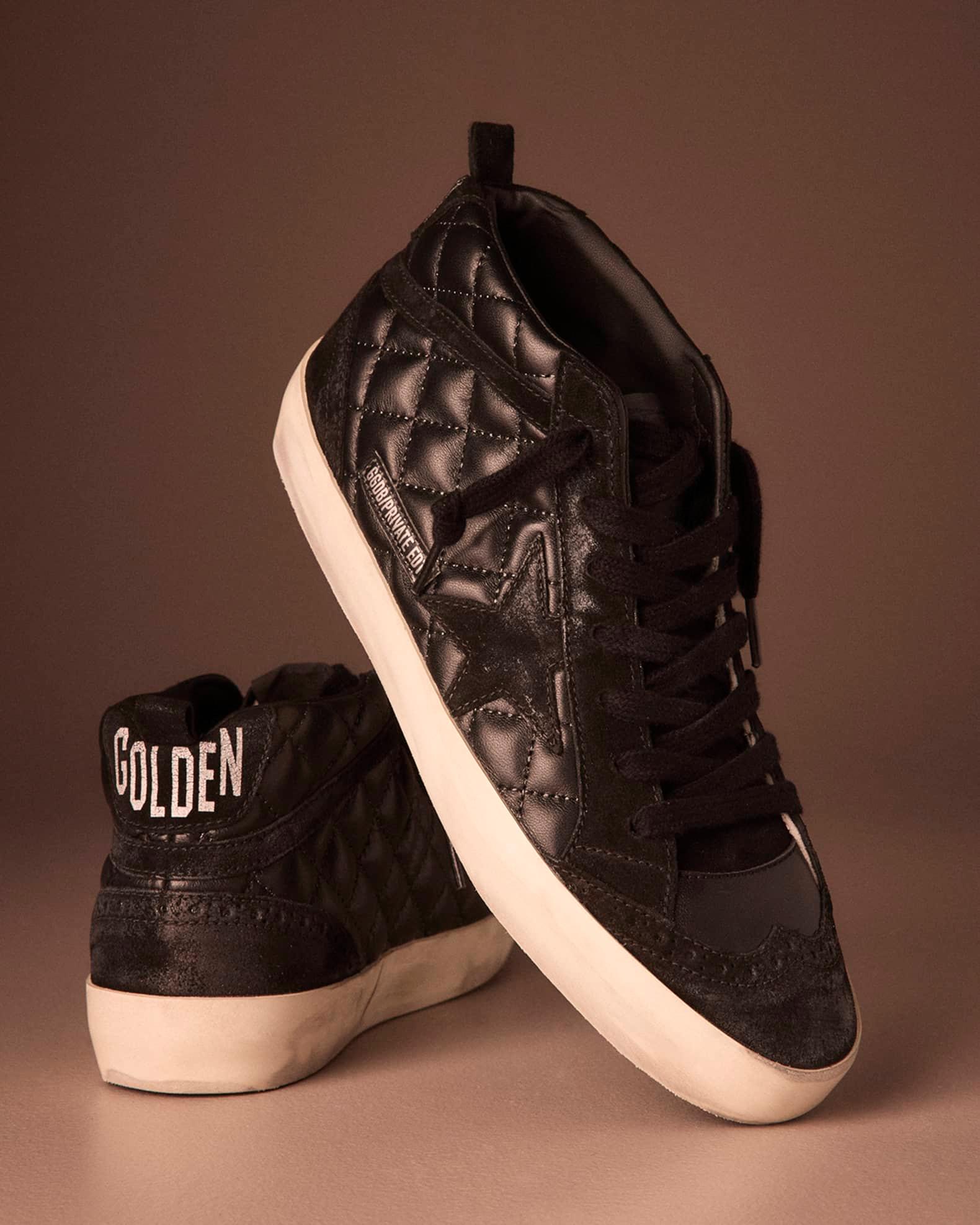 Midstar Classic Matellasse Nappa Leather Mid-Top Sneakers Product Image