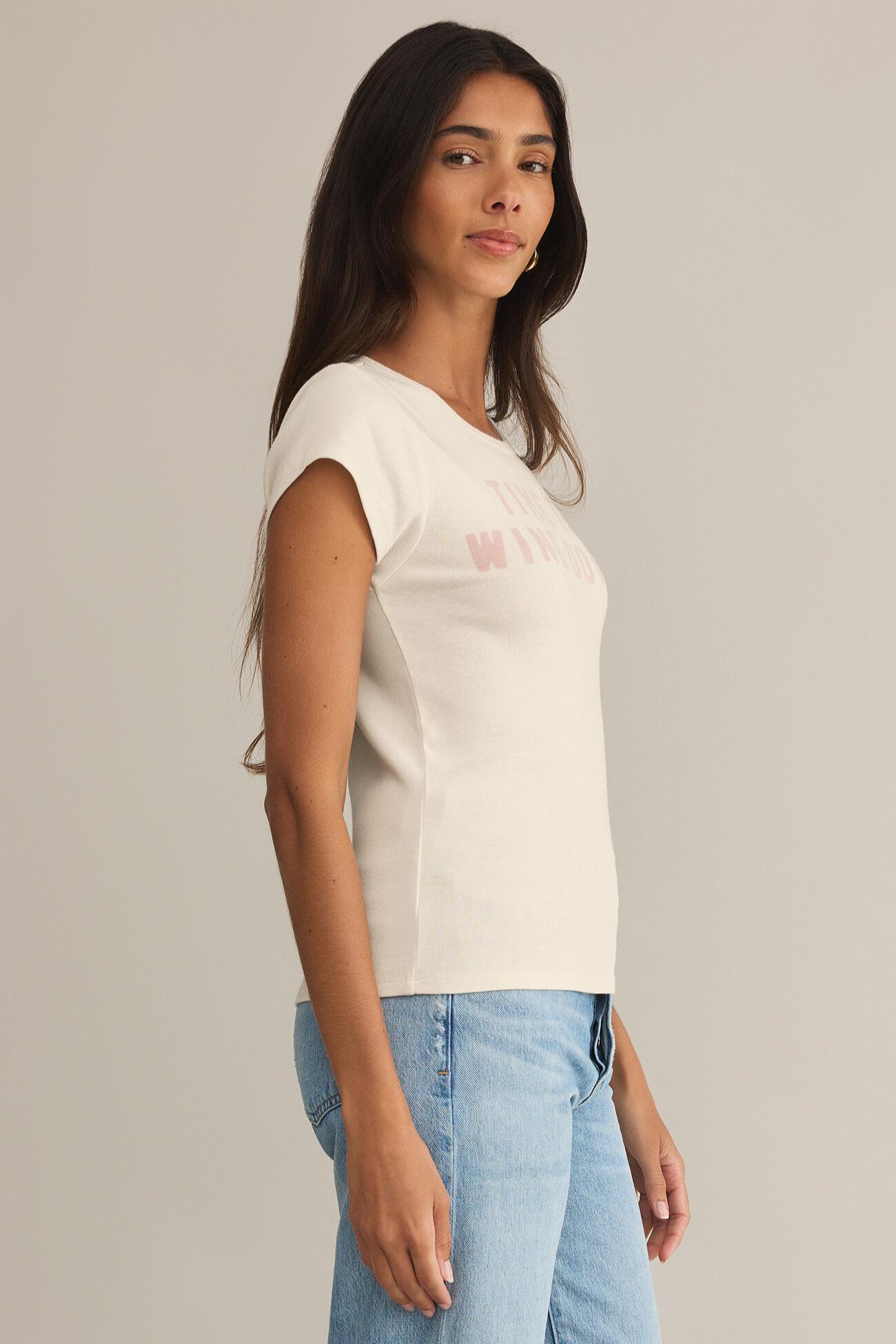 Wine Down Cheeky Tee Product Image