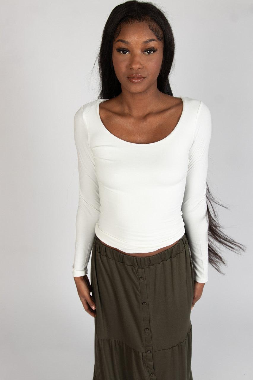 Double Layer Long Sleeve Tee Product Image