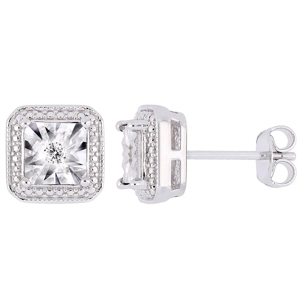Stella Grace Sterling Silver Diamond Accent Stud Earrings, Women's Product Image