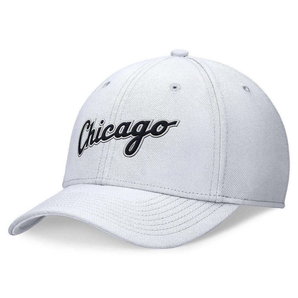 Men's Nike White Chicago White Sox Evergreen Performance Flex Hat,  Product Image