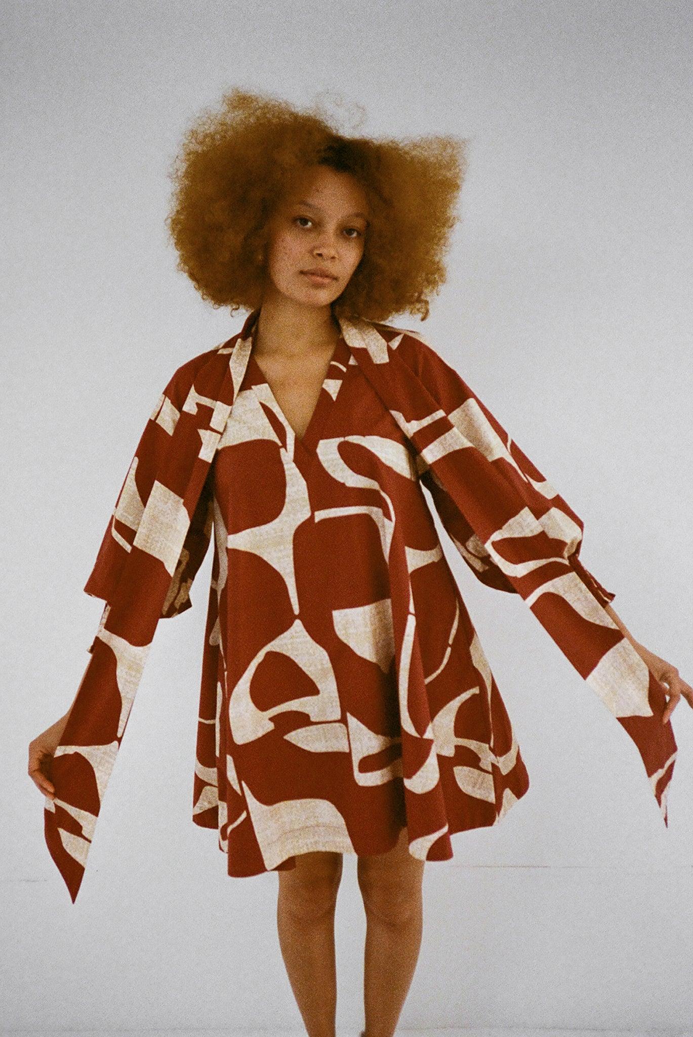 Vee Dress - Deco Sky Product Image