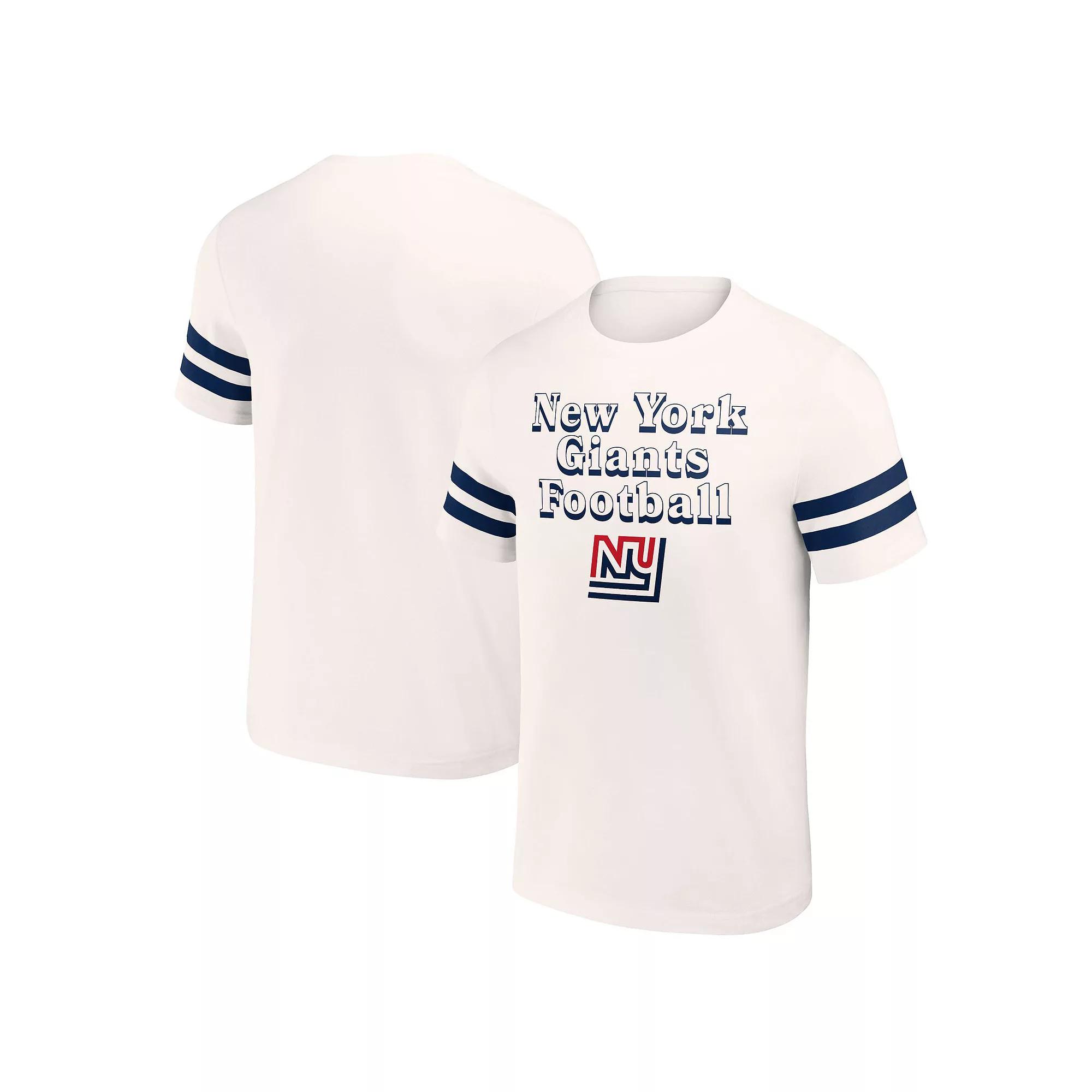 Men's NFL x Darius Rucker Collection by Fanatics Cream New York Giants Vintage T-Shirt, Size: Medium, Beige Product Image