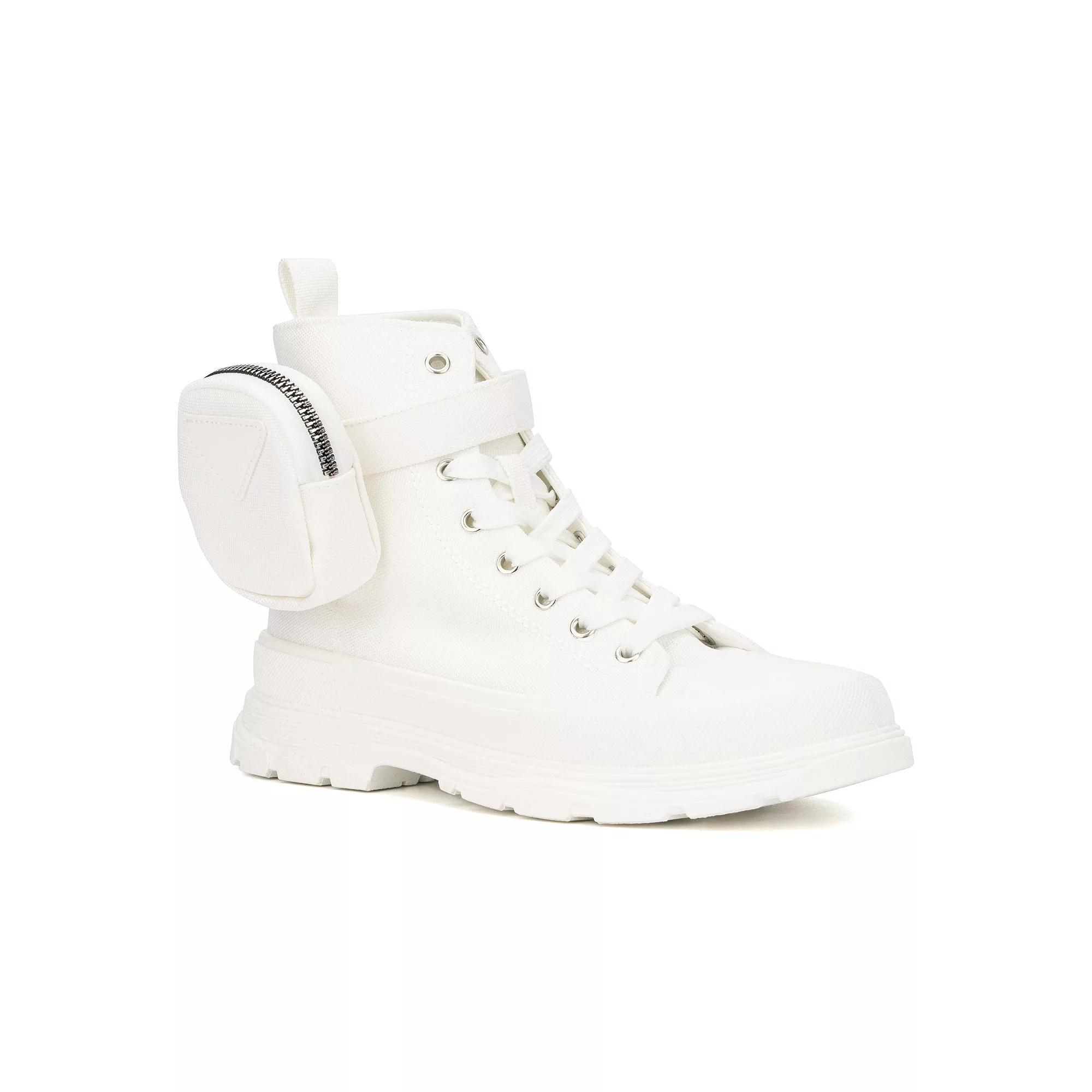 Olivia Miller Leilany Women's High-Top Sneakers, Size: 9, White Product Image