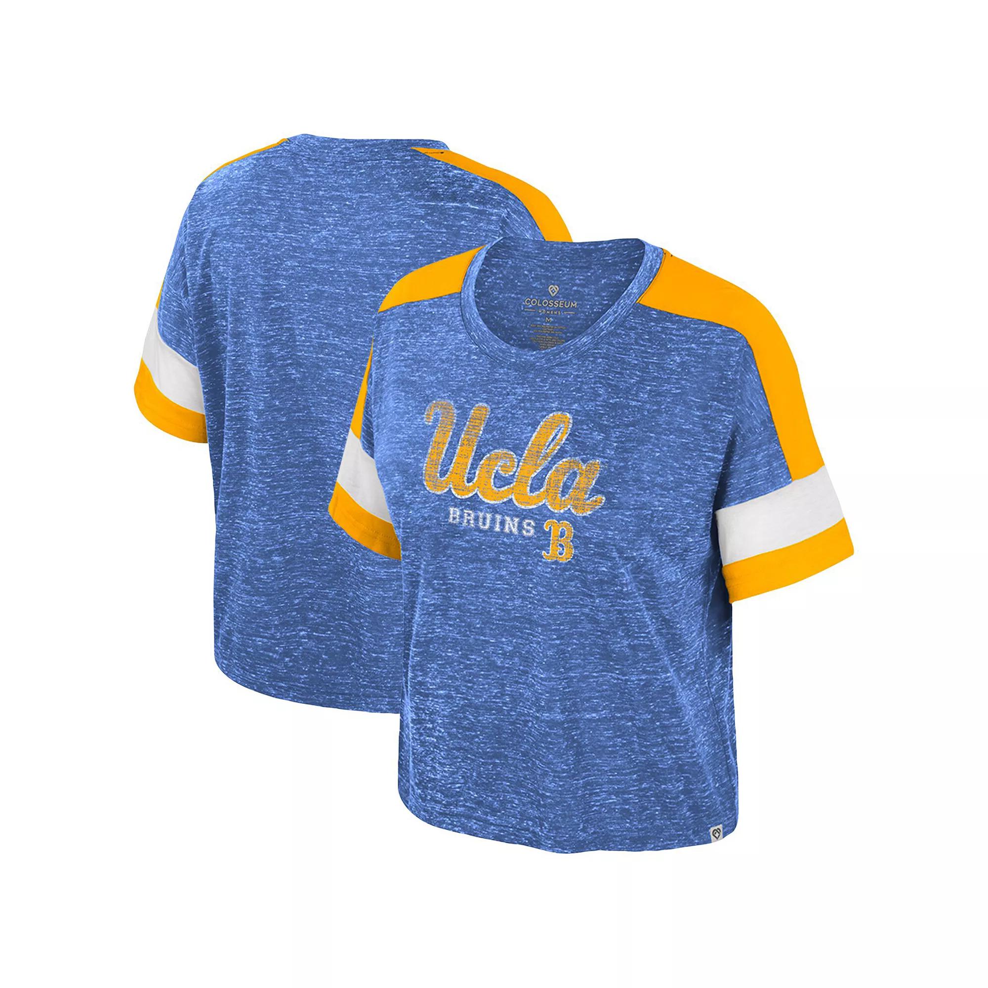 Women's Colosseum Blue UCLA Bruins Color Block Scoop Neck T-Shirt, Size: Medium Product Image