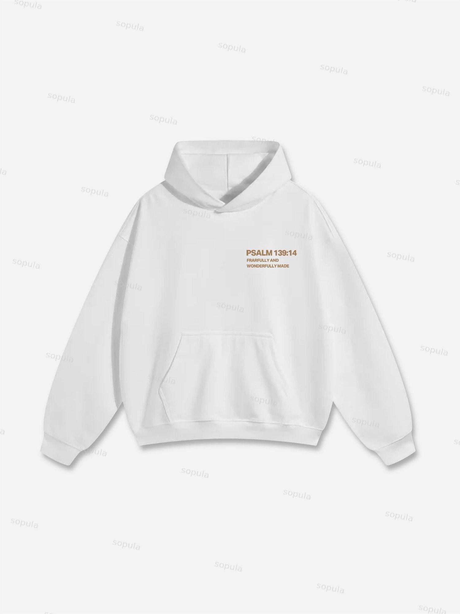 Sopula God With Us Graphic Hoodie Product Image