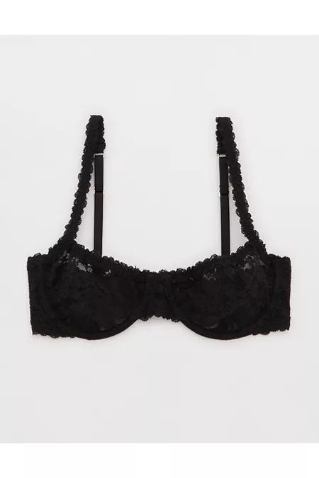 Show Off Vintage Lace Unlined Balconette Bra Women's Product Image