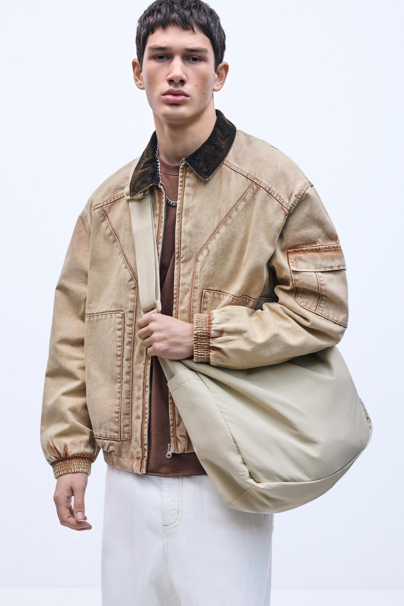 Nylon cross maxi shopper bag Product Image