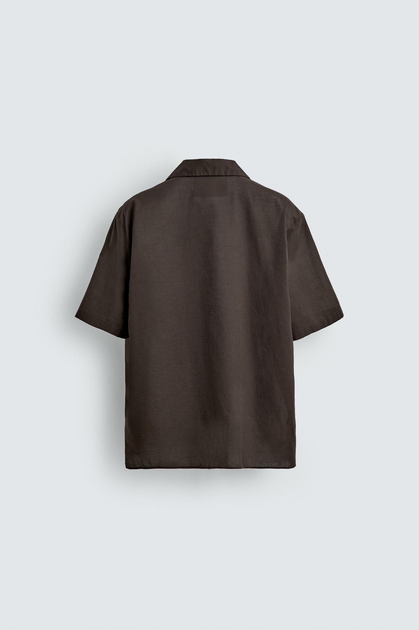 REGULAR FIT COTTON VOILE SHIRT Product Image