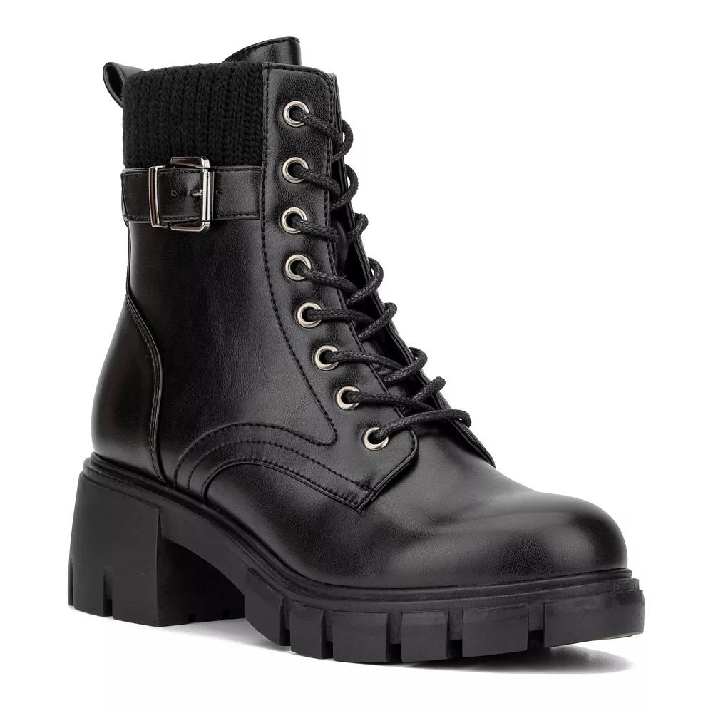 New York & Company Christine Womens Combat Boots Product Image