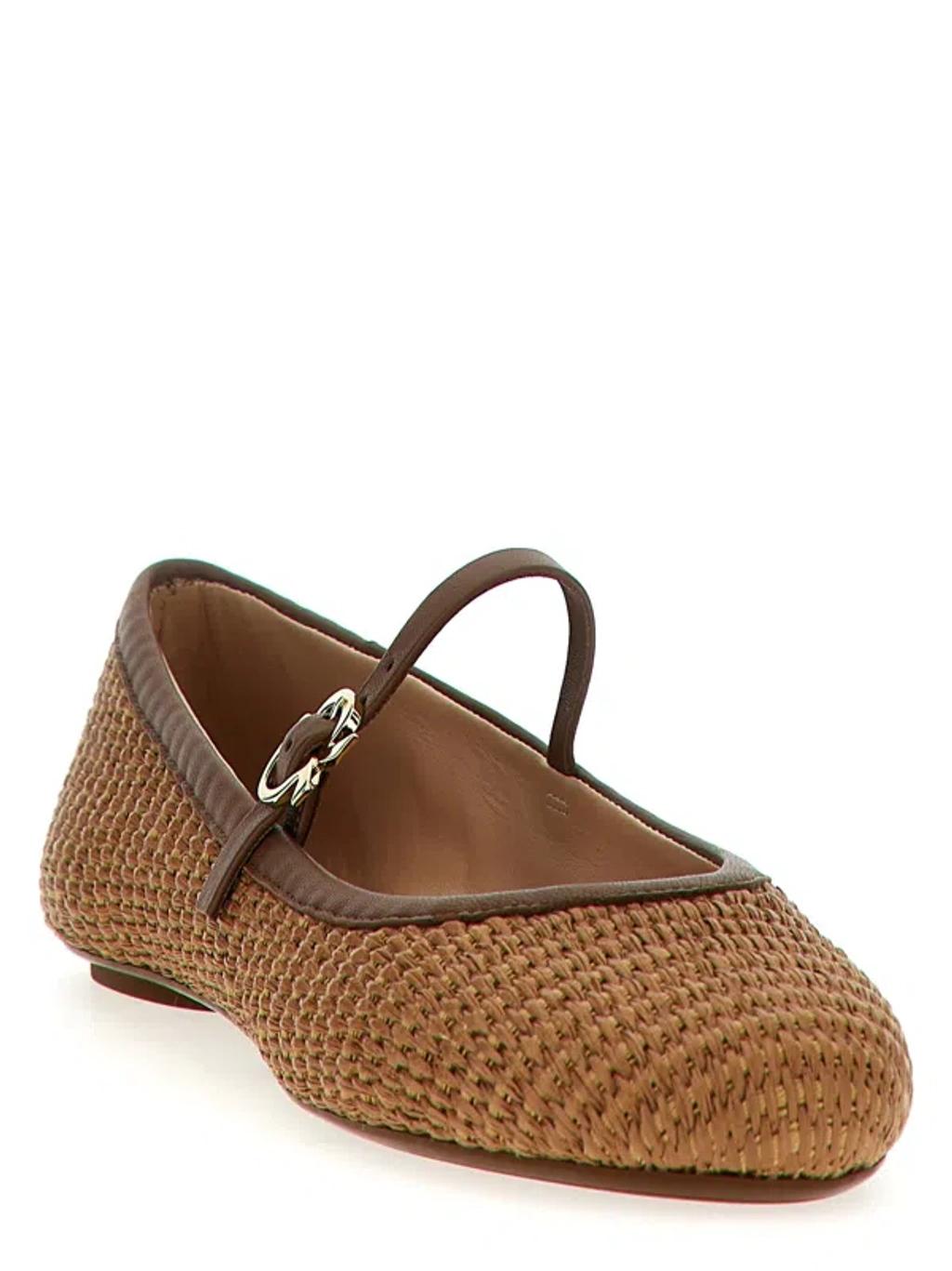 Carla raffia ballet pumps Product Image