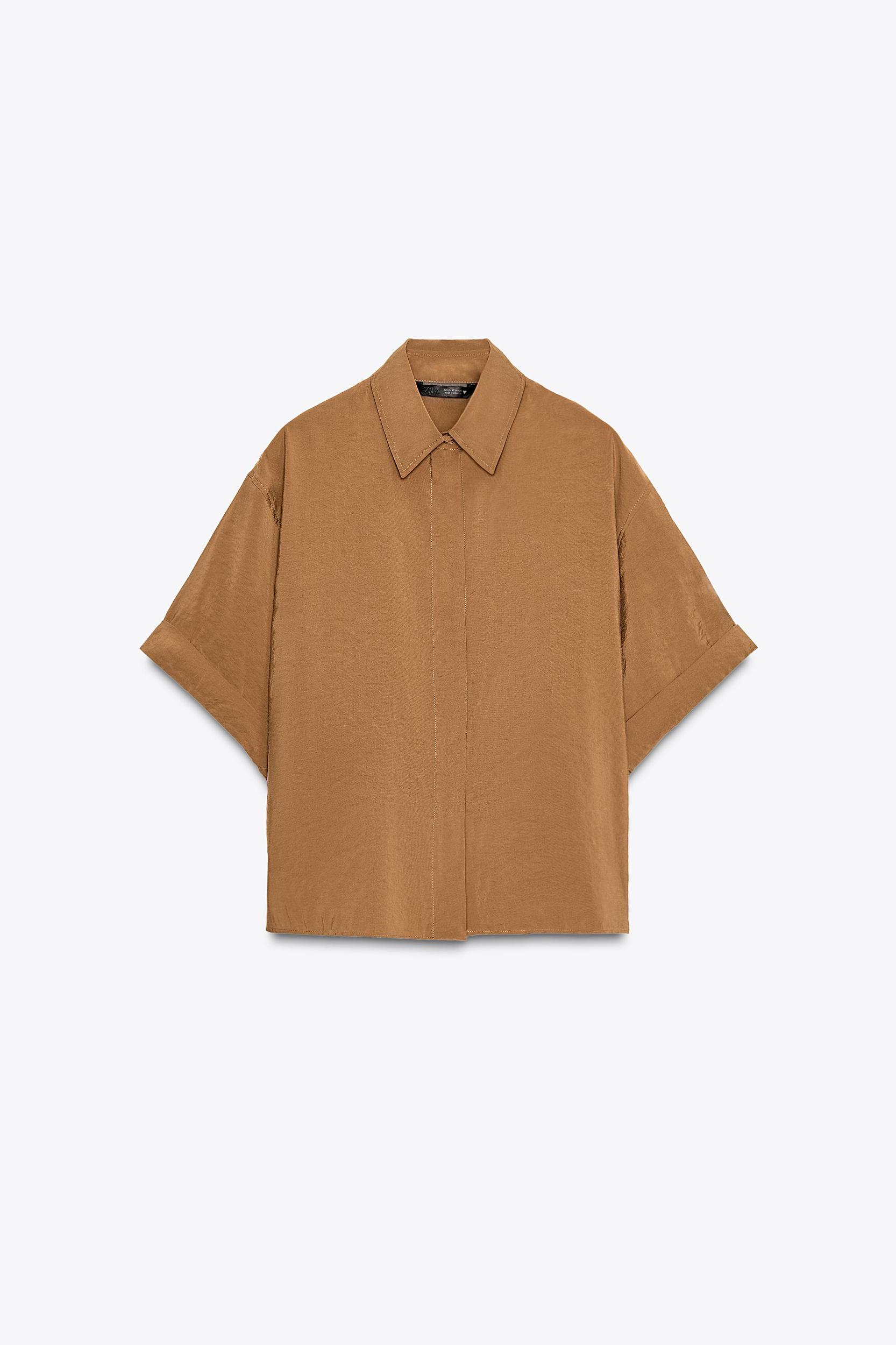 FLOWY SHORT SLEEVE SHIRT Product Image