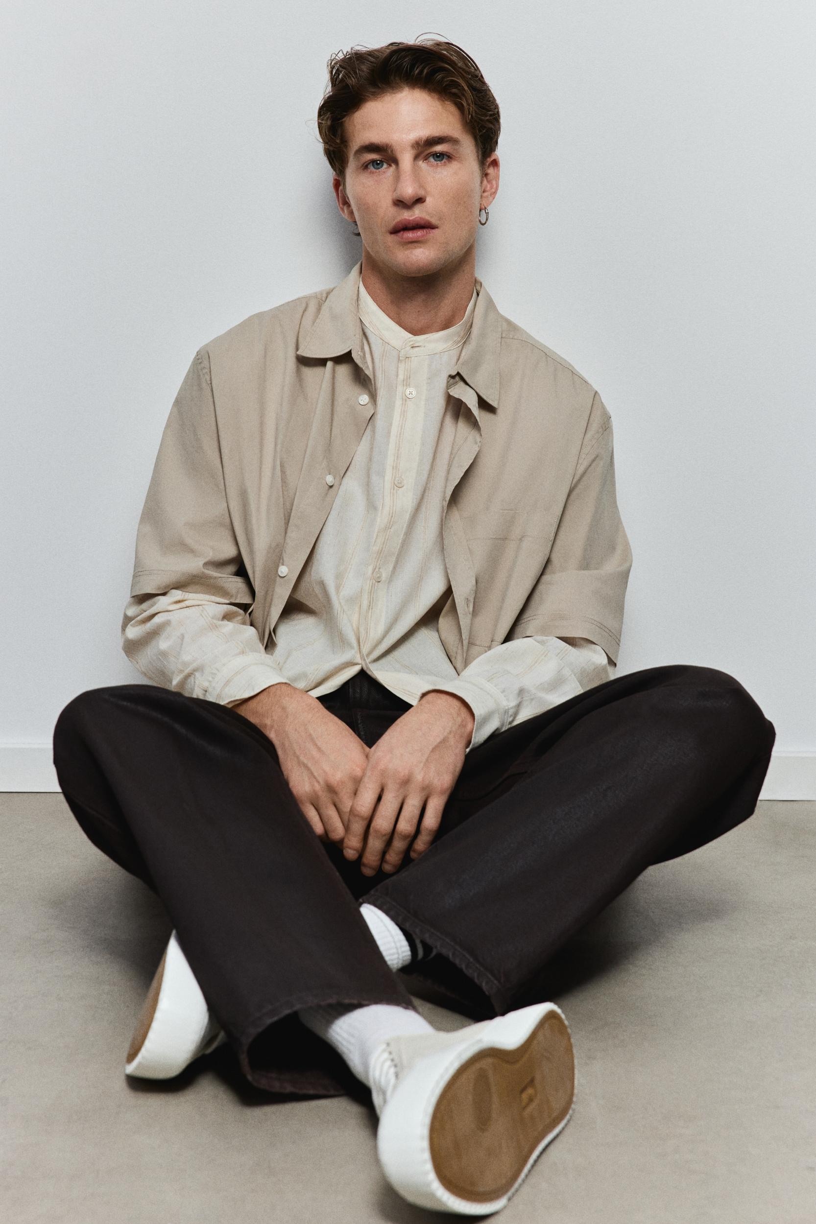 Oversized Short-Sleeved Shirt Product Image