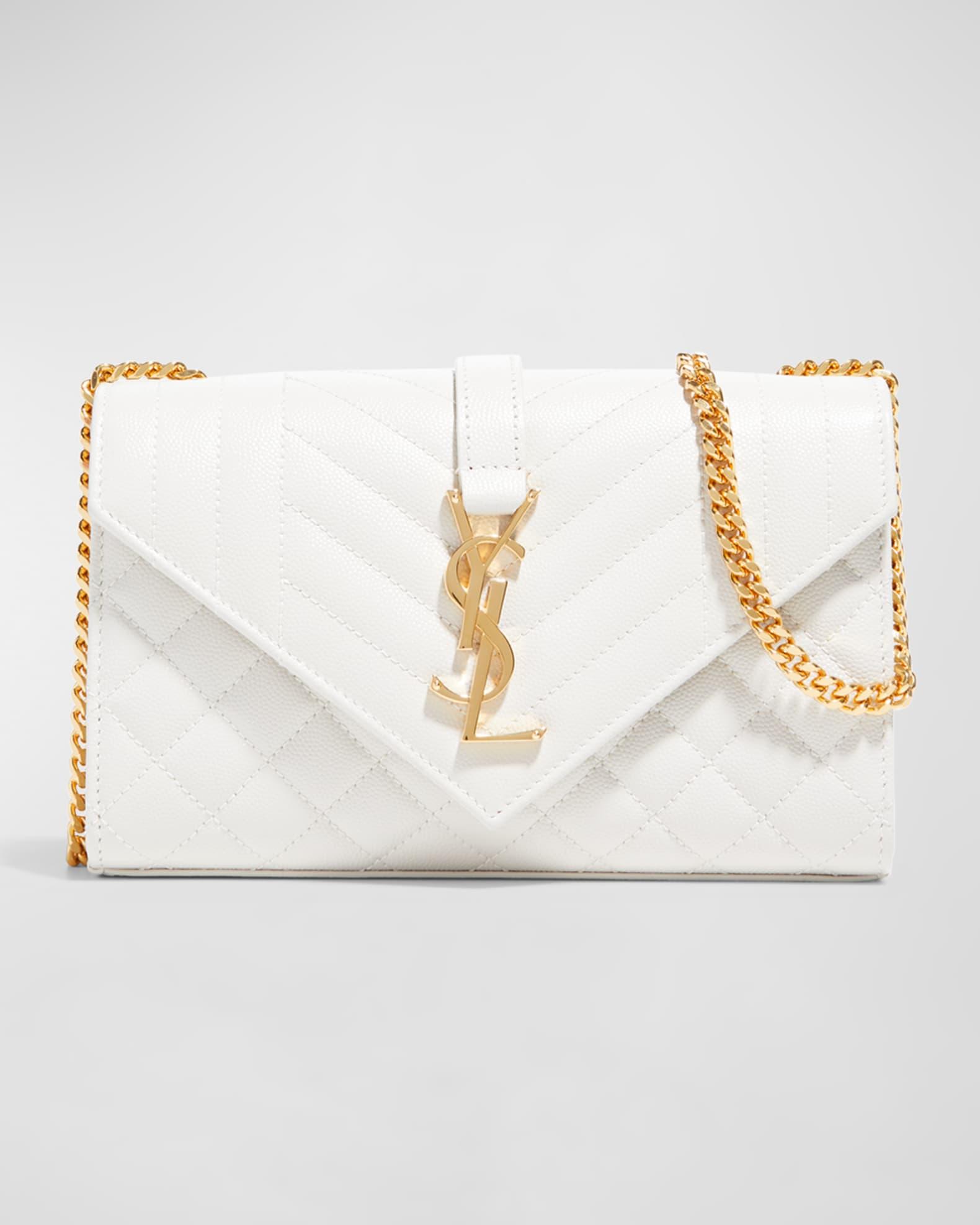 Envelope Triquilt Small YSL Shoulder Bag in Grained Leather Product Image