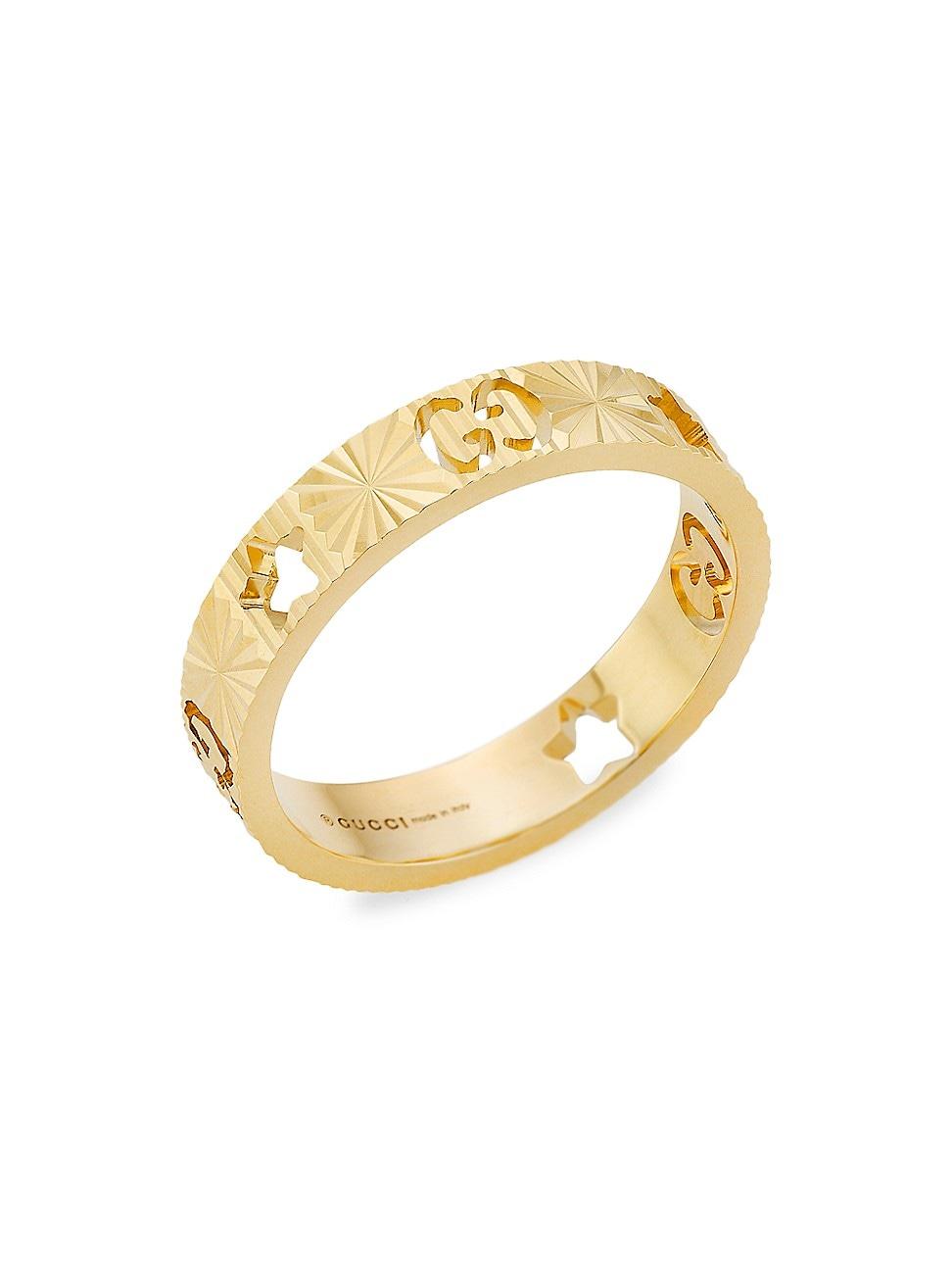 Womens Icon 18K Yellow Gold Star Ring Product Image