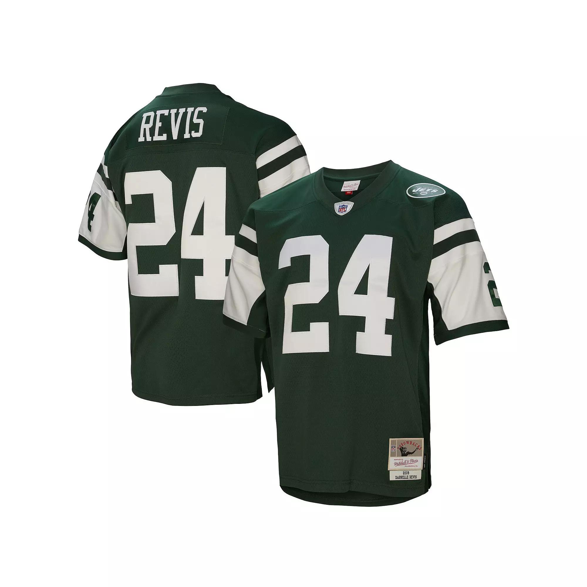 Men's Mitchell & Ness Darrelle Revis Green New York Jets 2009 Legacy Retired Player Jersey, Size: 5XL Product Image