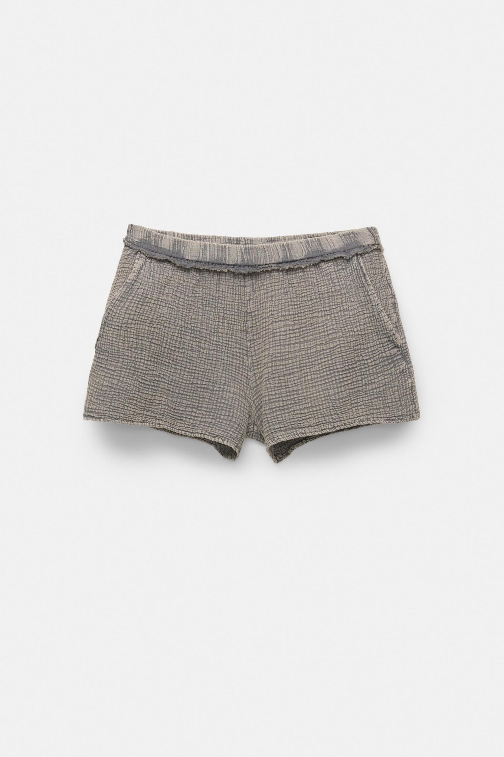 Creased-effect shorts Product Image