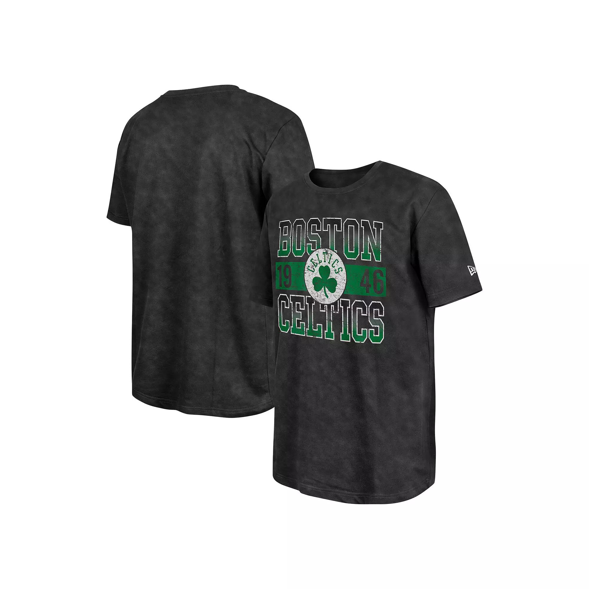 Men's New Era Black Boston Celtics Enzyme Washed Over Product Image