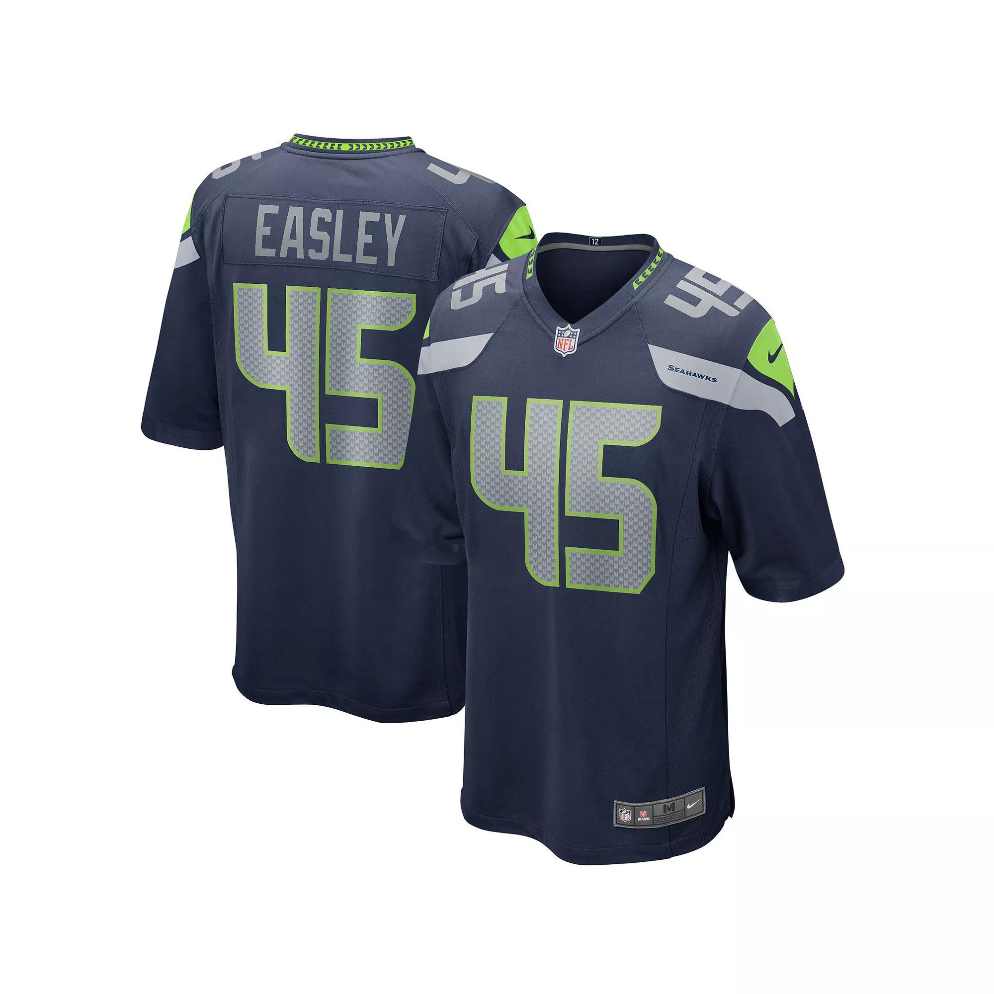 Men's Nike Kenny Easley College Navy Seattle Seahawks Game Retired Player Jersey, Size: 3XL, Blue Product Image