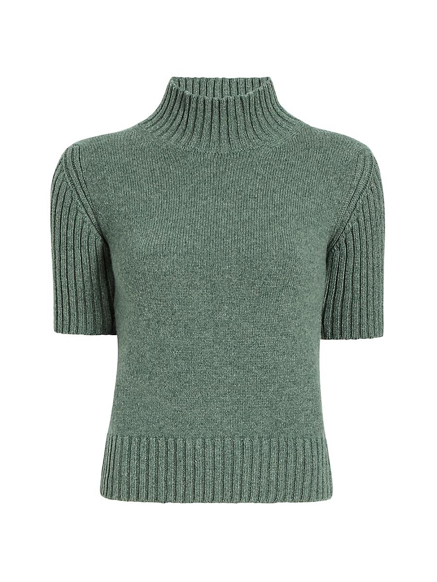 Womens Talvi Cashmere Mock Turtleneck Sweater Product Image