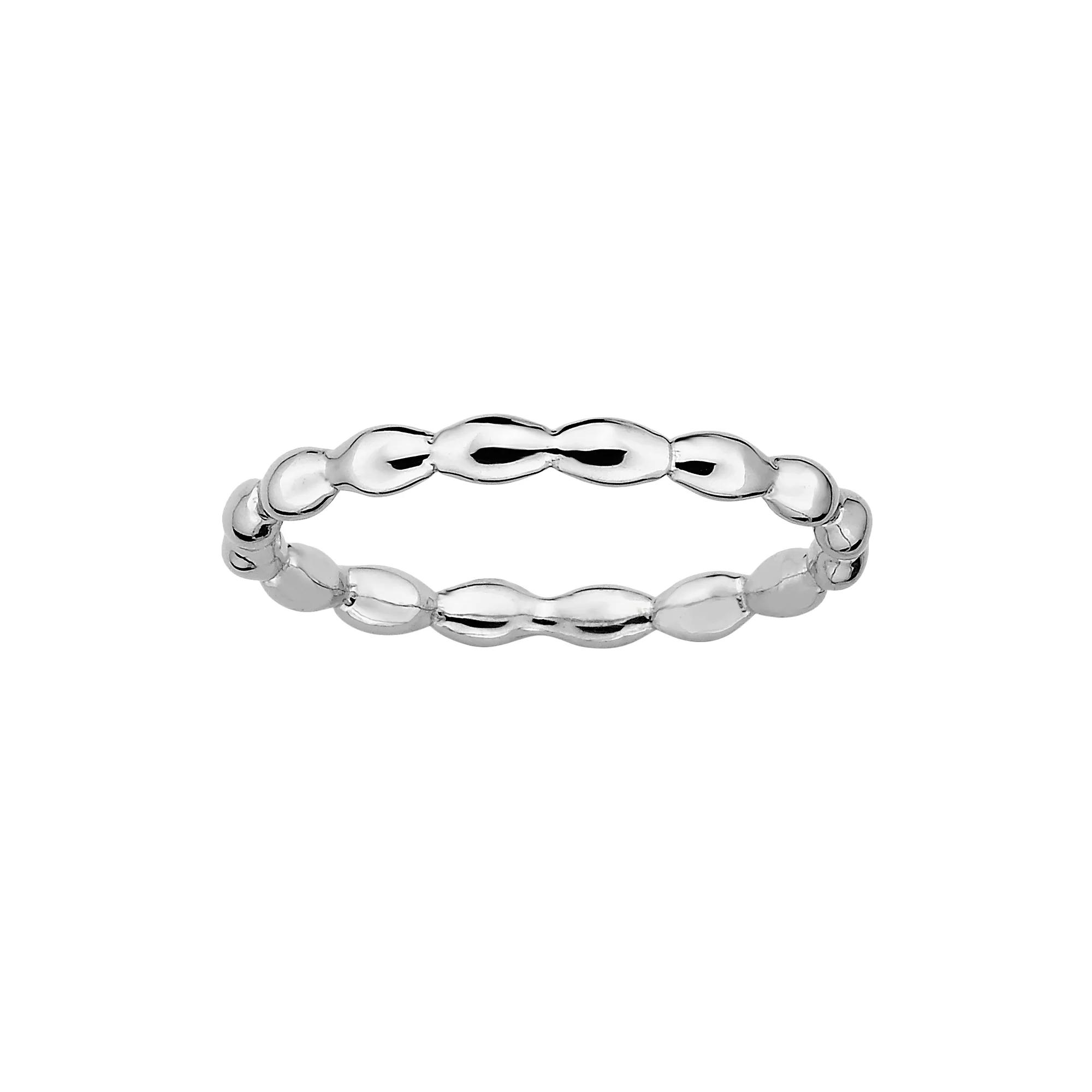 Stacks & Stones Sterling Silver Rice Stack Ring, Women's, Size: 9 Product Image