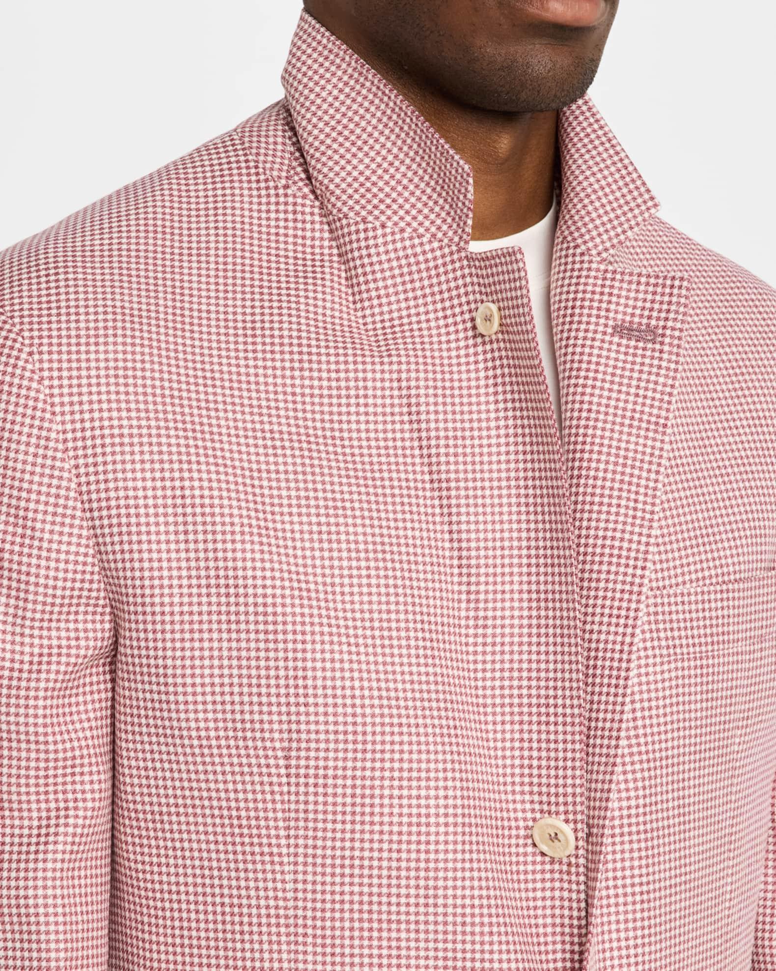 Men's Houndstooth Single-Breasted Sport Coat Product Image