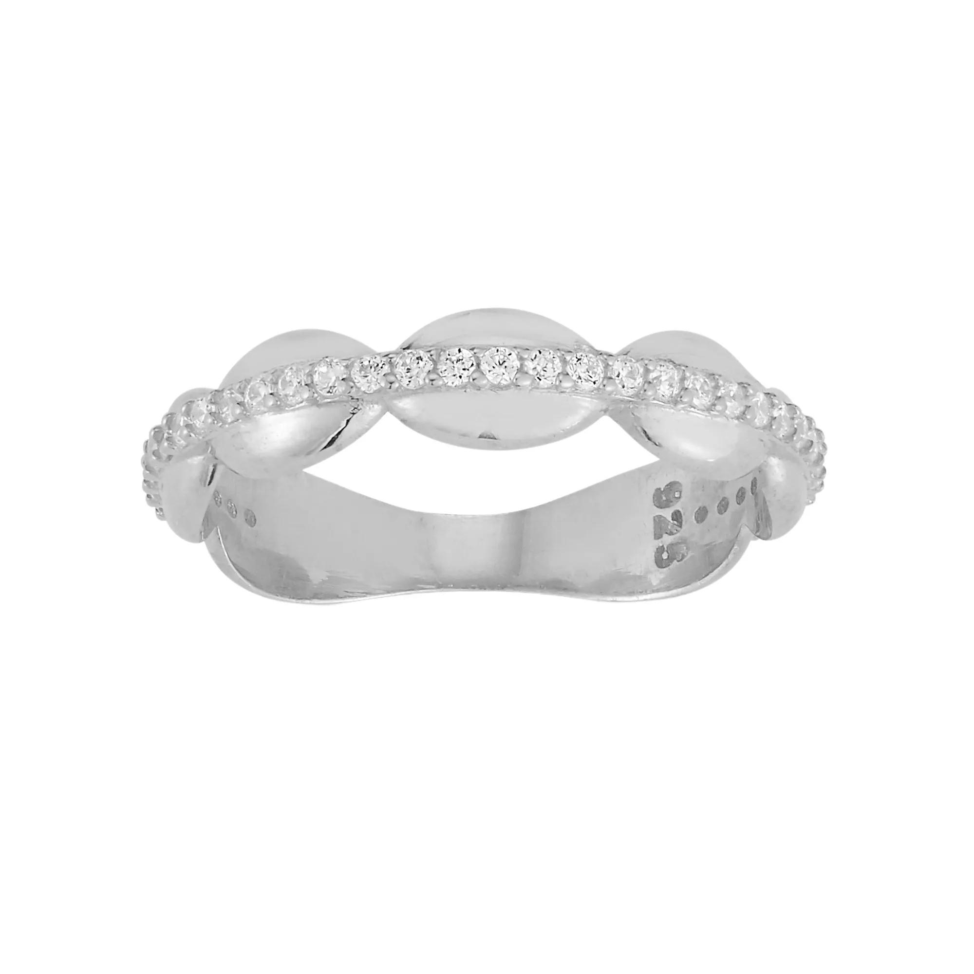 Sunkissed Sterling Cubic Zirconia Bubble Ring, Women's,  Product Image