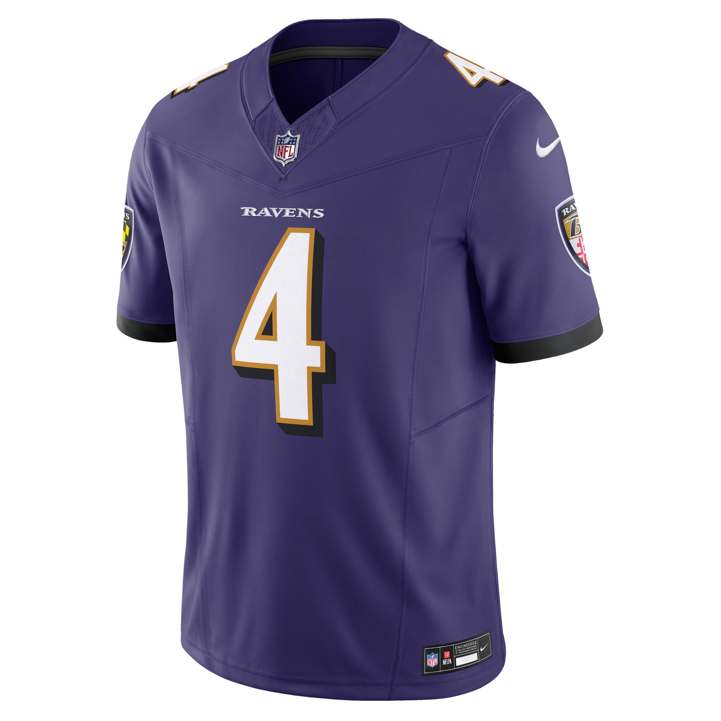 Zay Flowers Baltimore Ravens Nike Men's Dri-FIT NFL Limited Jersey Product Image