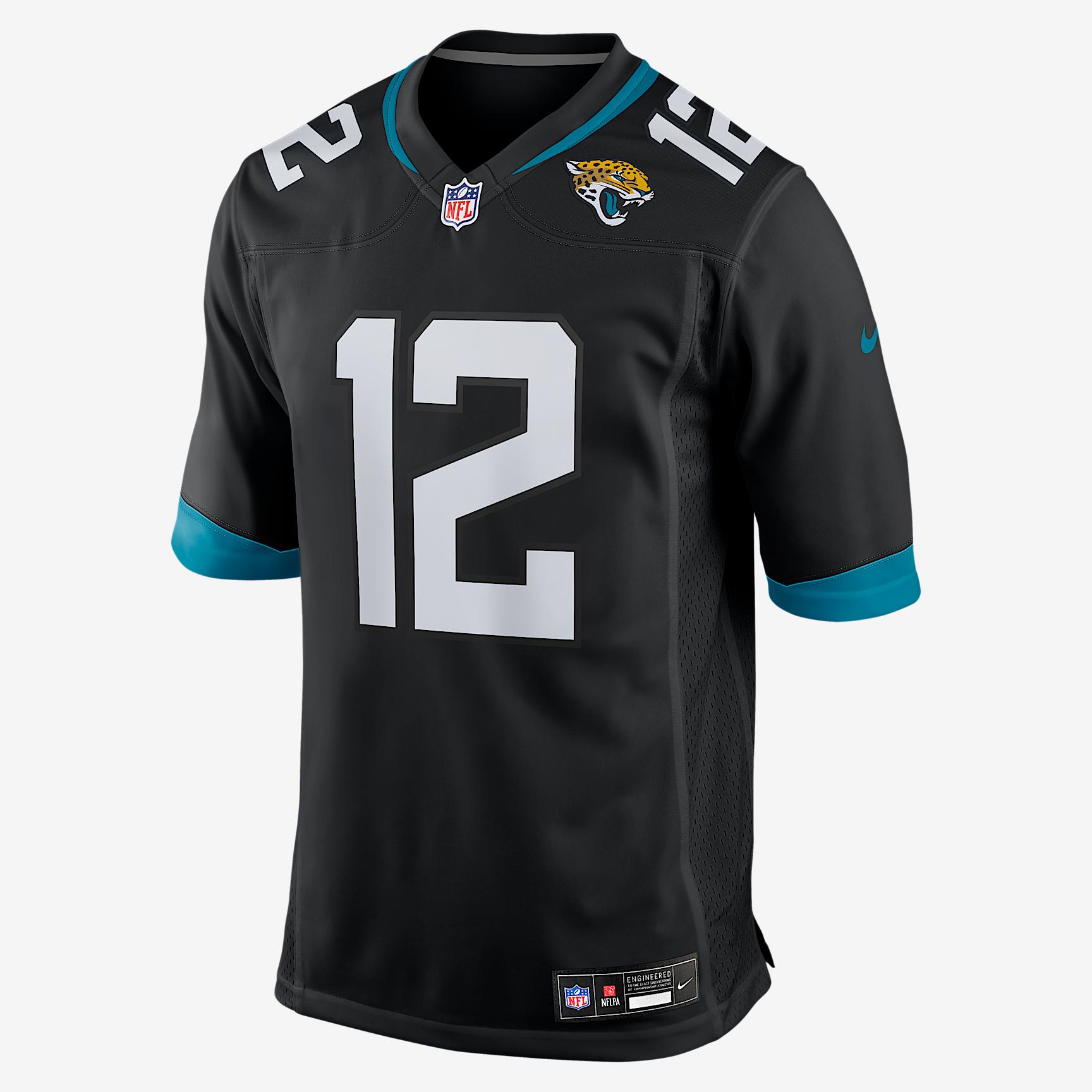 Travis Hunter Jacksonville Jaguars 2025 NFL Draft First Round Pick Nike Mens NFL Game Jersey | 67NMJJGA9NF-3EV Product Image