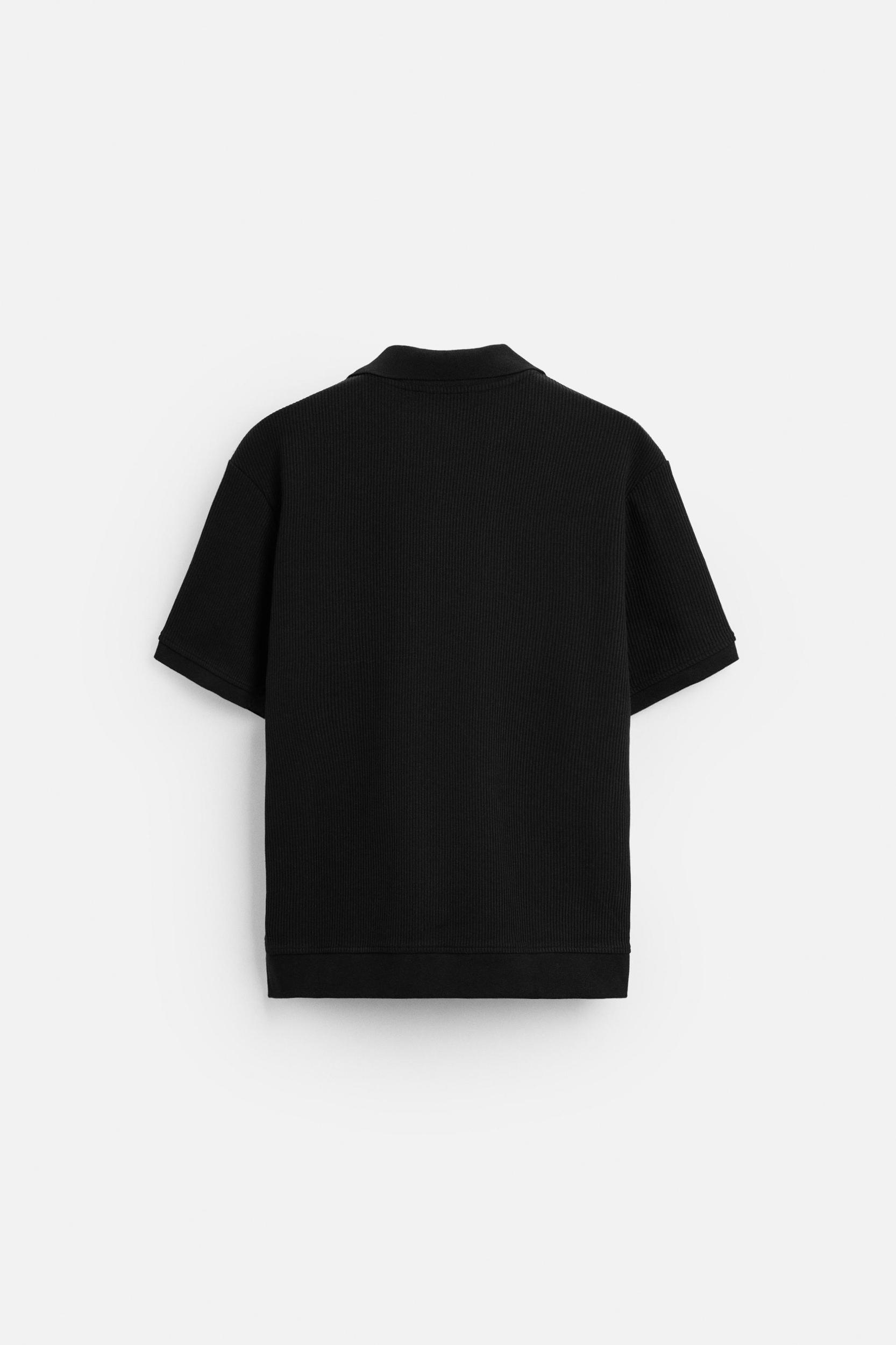 VERTICAL TEXTURED POLO Product Image