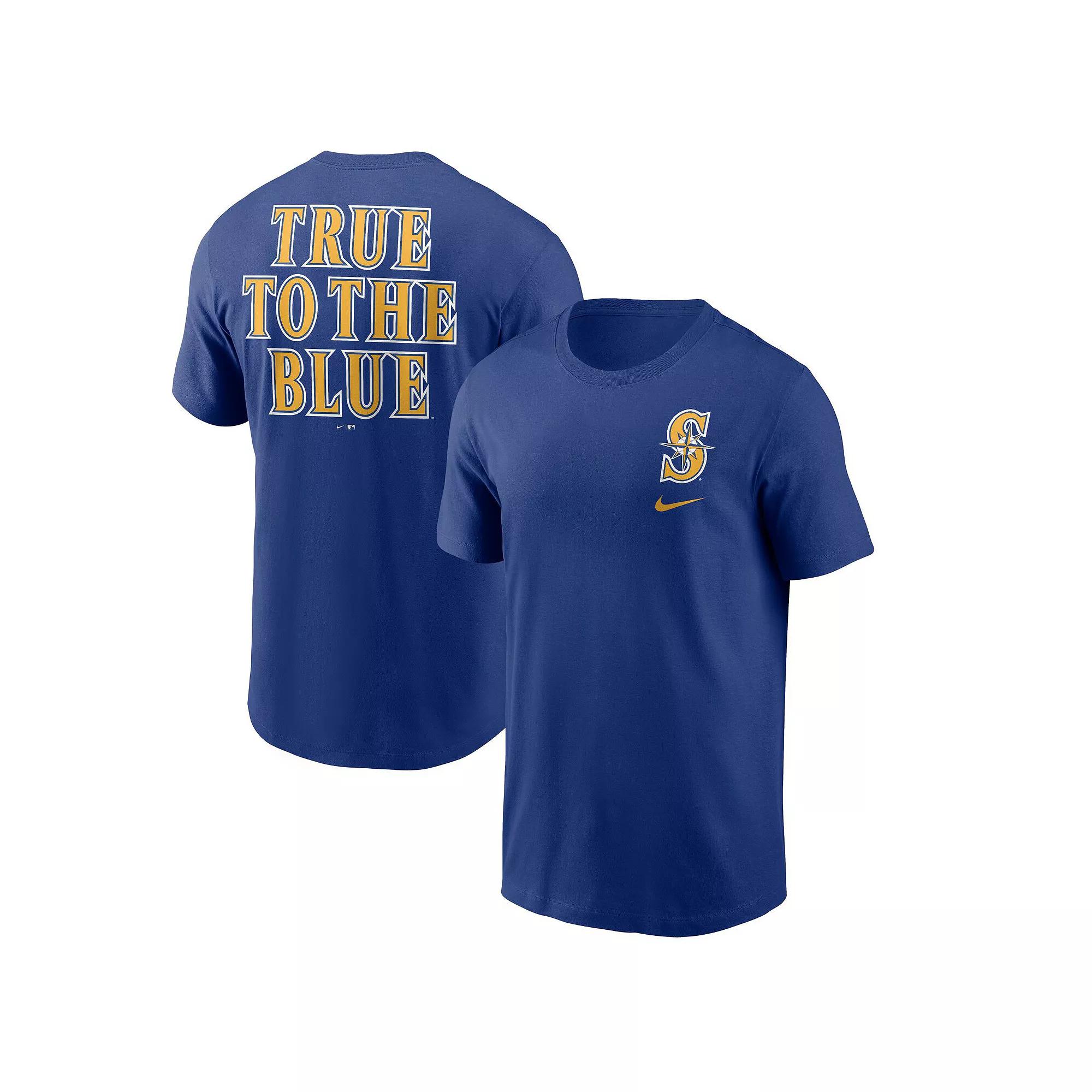 Men's Nike Royal Seattle Mariners True to the Blue Hometown T-Shirt,  Product Image