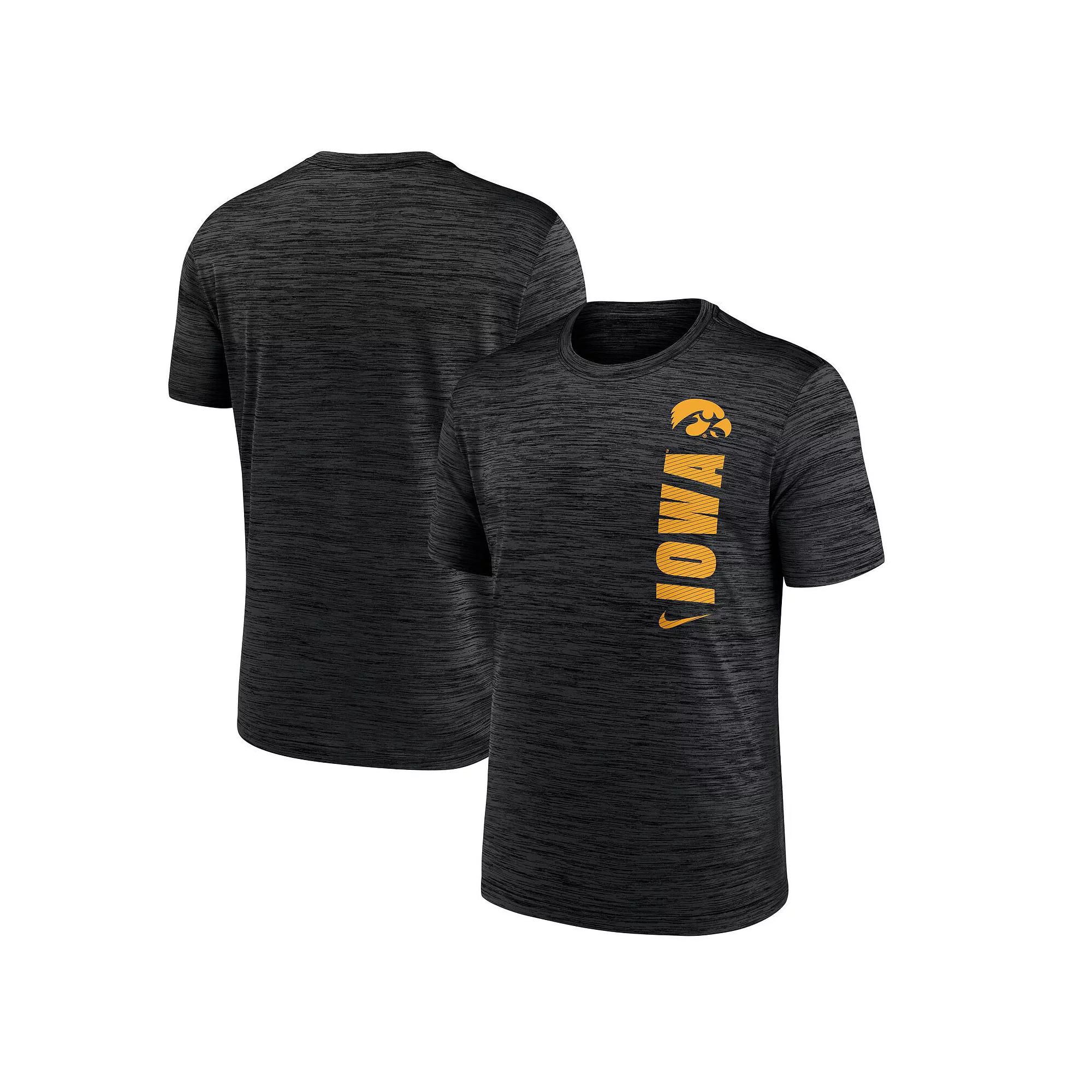 Men's Nike Black Iowa Hawkeyes 2024 Sideline Velocity Performance T-Shirt,  Product Image