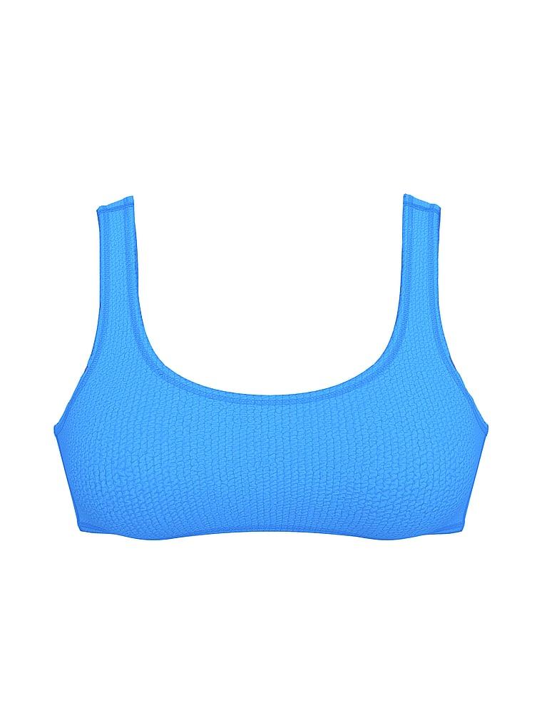 Crinkle Scoop Bralette Bikini Top Product Image